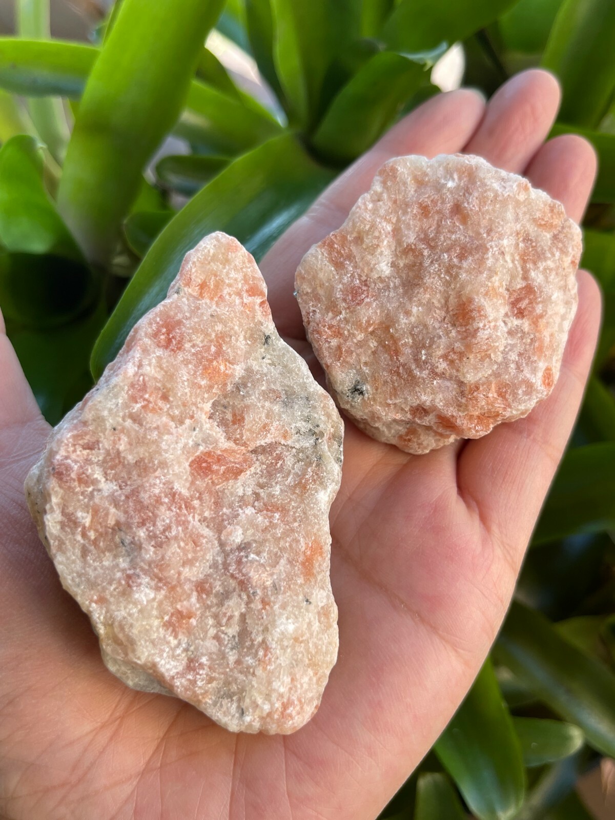 Grade A+ Large Sunstone Raw Natural Stones, 2″-3″ Rough Sunstone, Wholesale Bulk