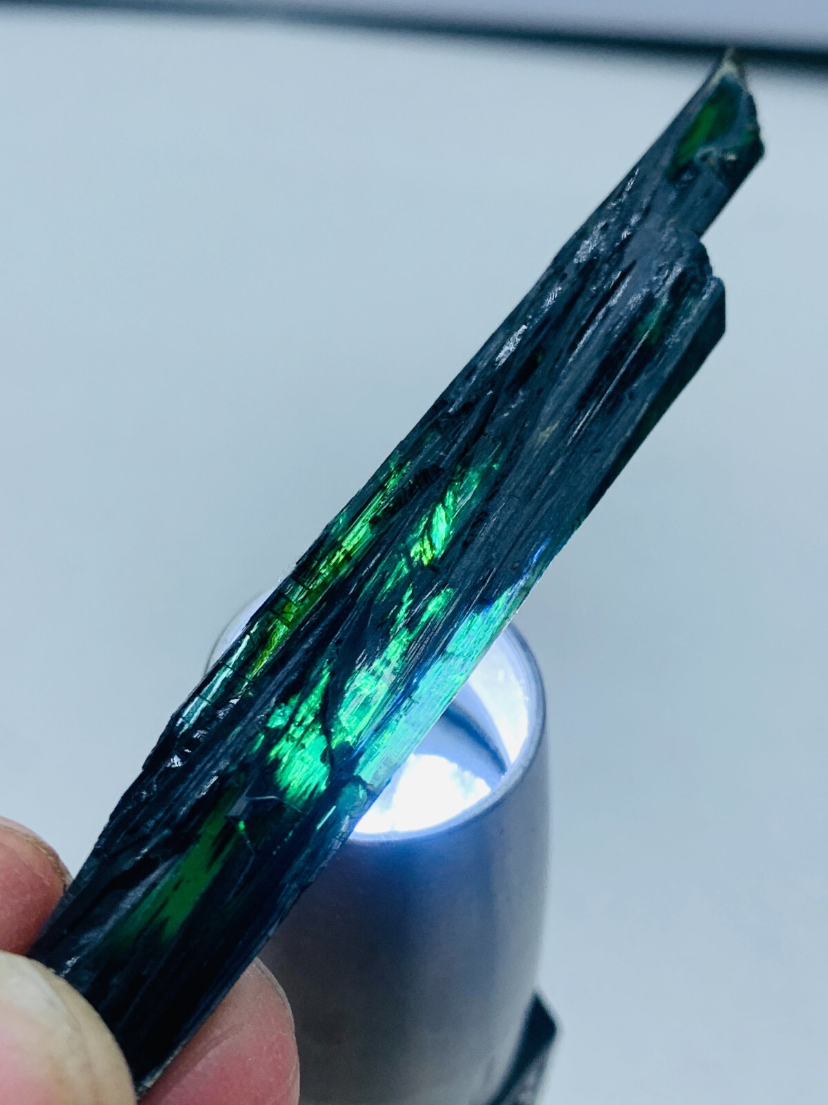 Raw Natural Vivianite Deep Green Crystal Rare Healing Specimen From Brazil 65ct