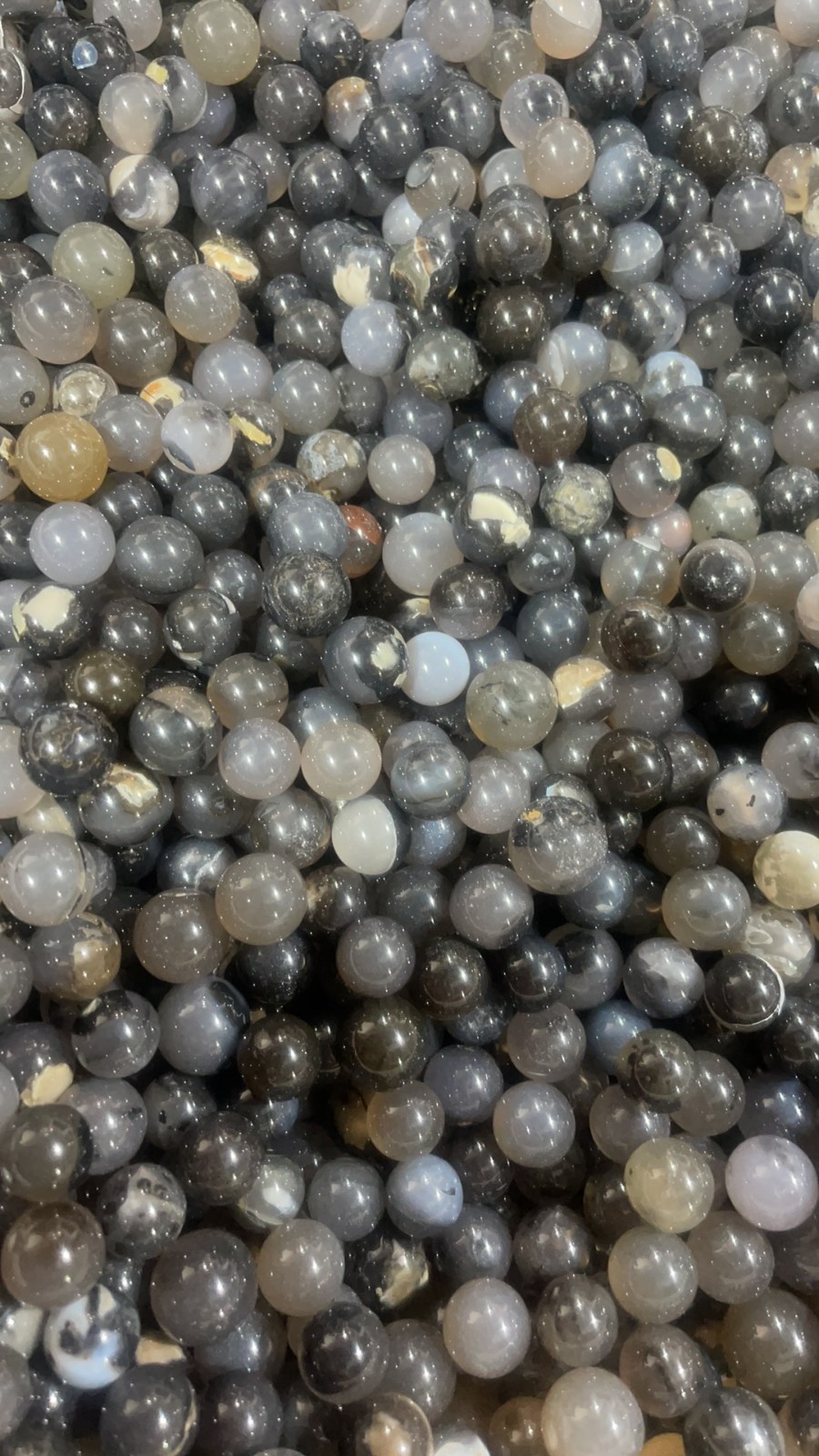 10pcs Volcanic agate Mini sphere crystal ball home decoration fluorescent agate