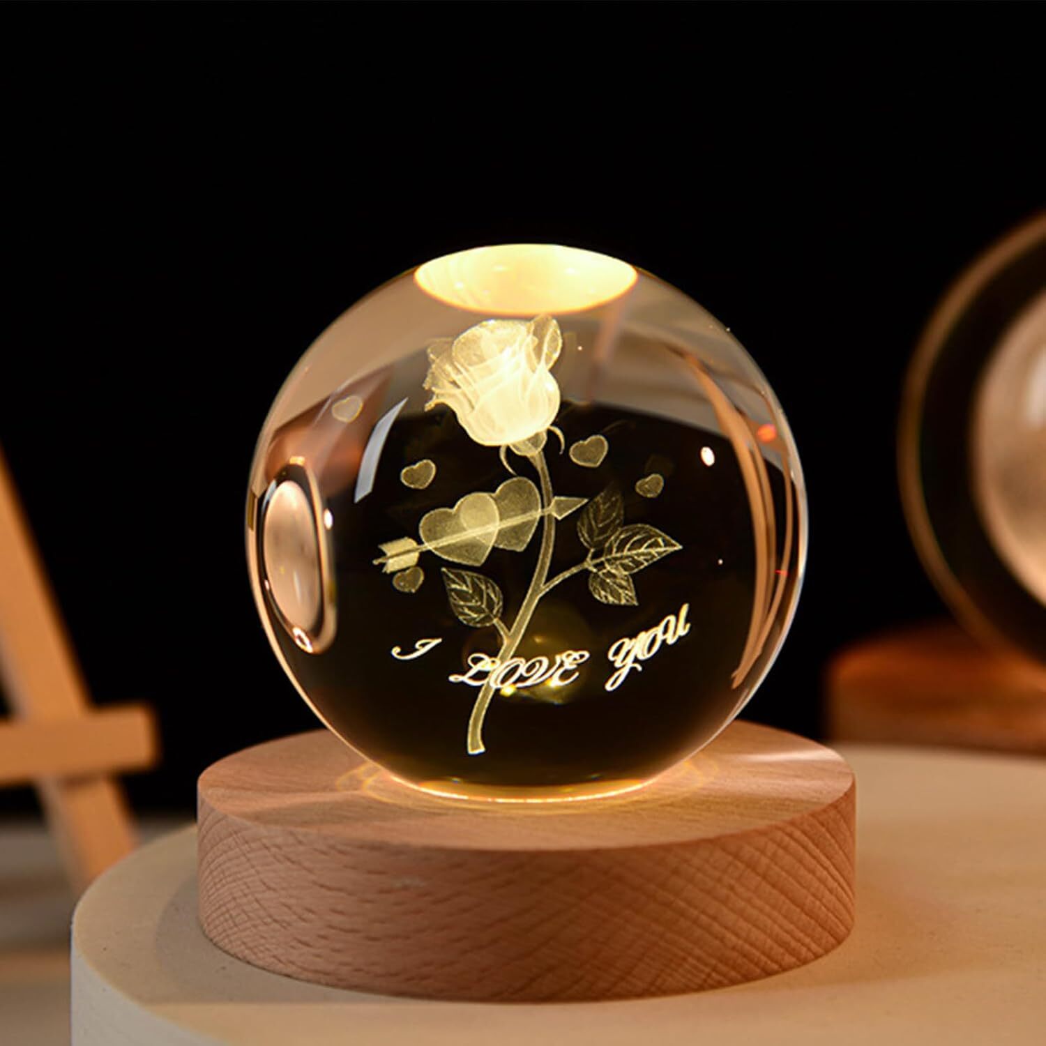 Solar System Crystal Ball, 2.4inch(60mm) Balls with