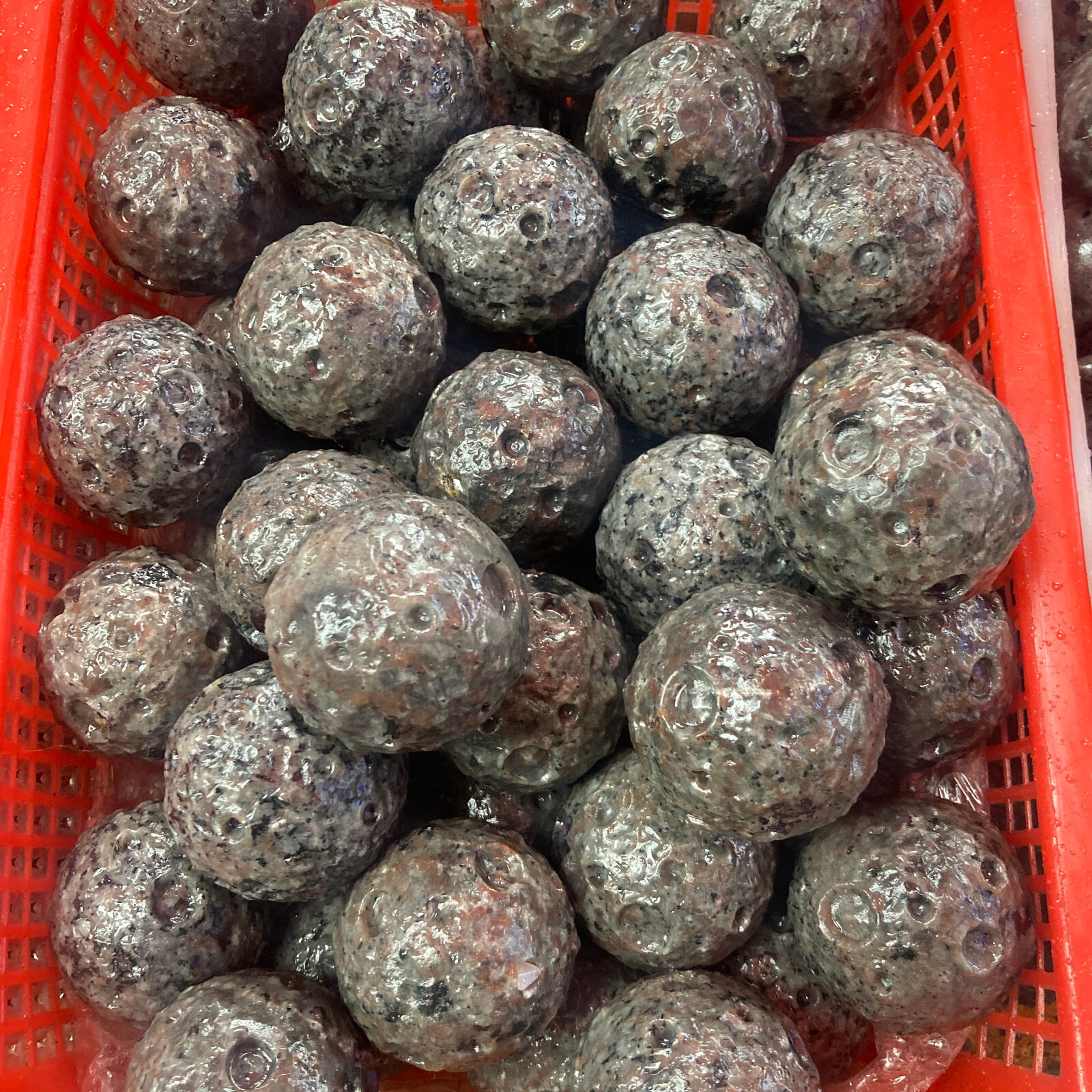 Yooperlite Fire Stone Moon Sphere Quartz Crystal Specimen Healing Randomly Send