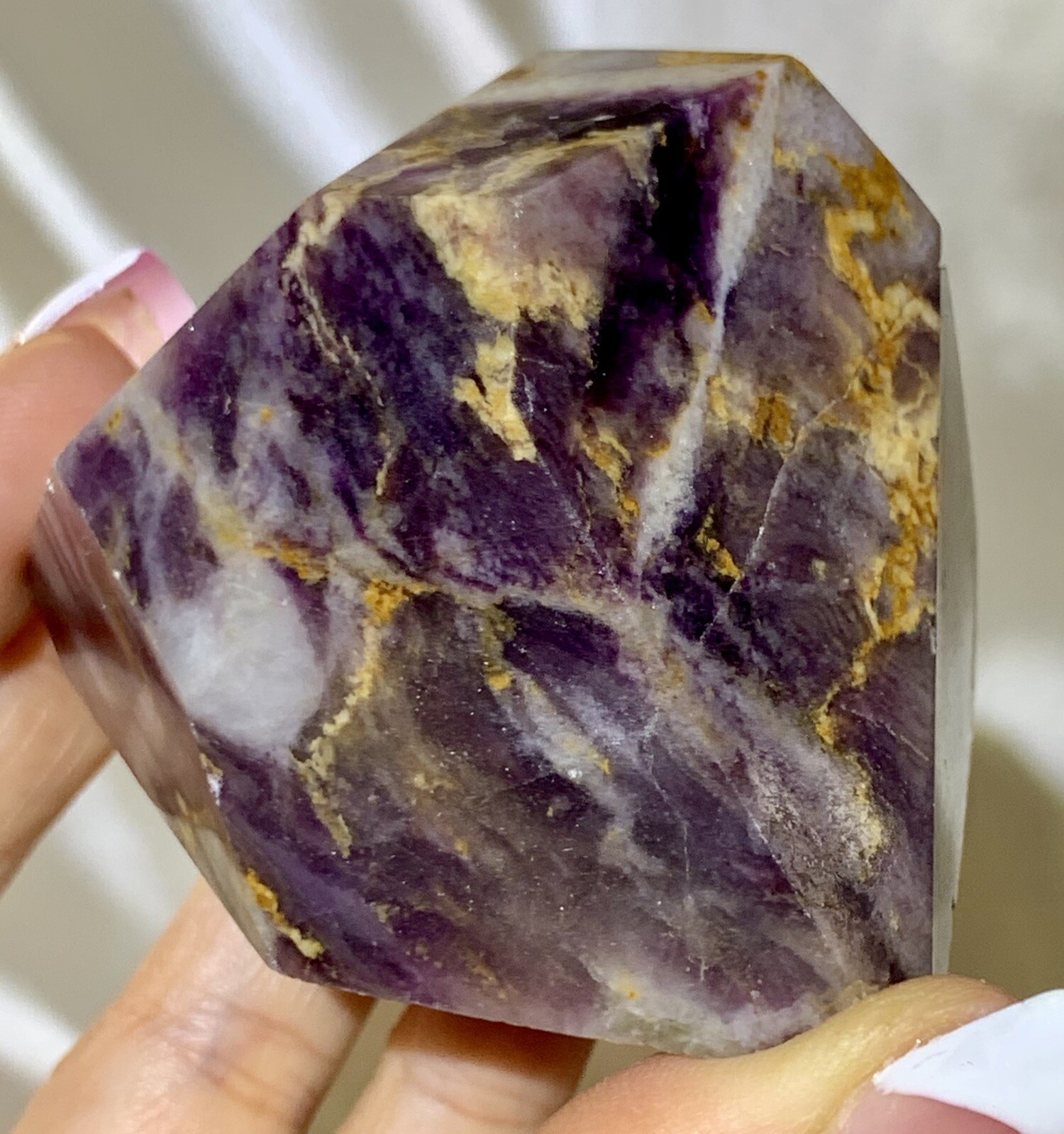 VERY RARE GOLDEN HEALER KAMMERERITE POLISHED CRYSTAL STATEMENT PIECE