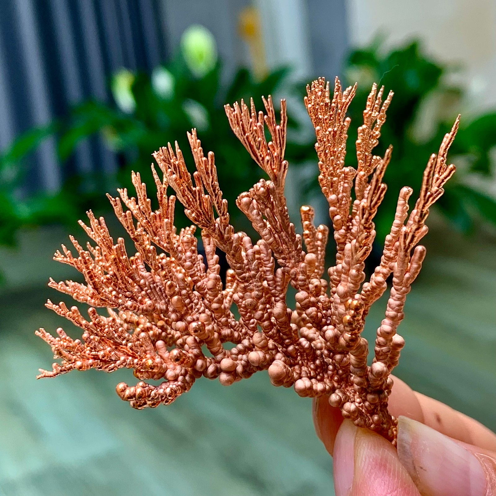 28G Rare!! iridescent Native Copper crystal mineral specimen