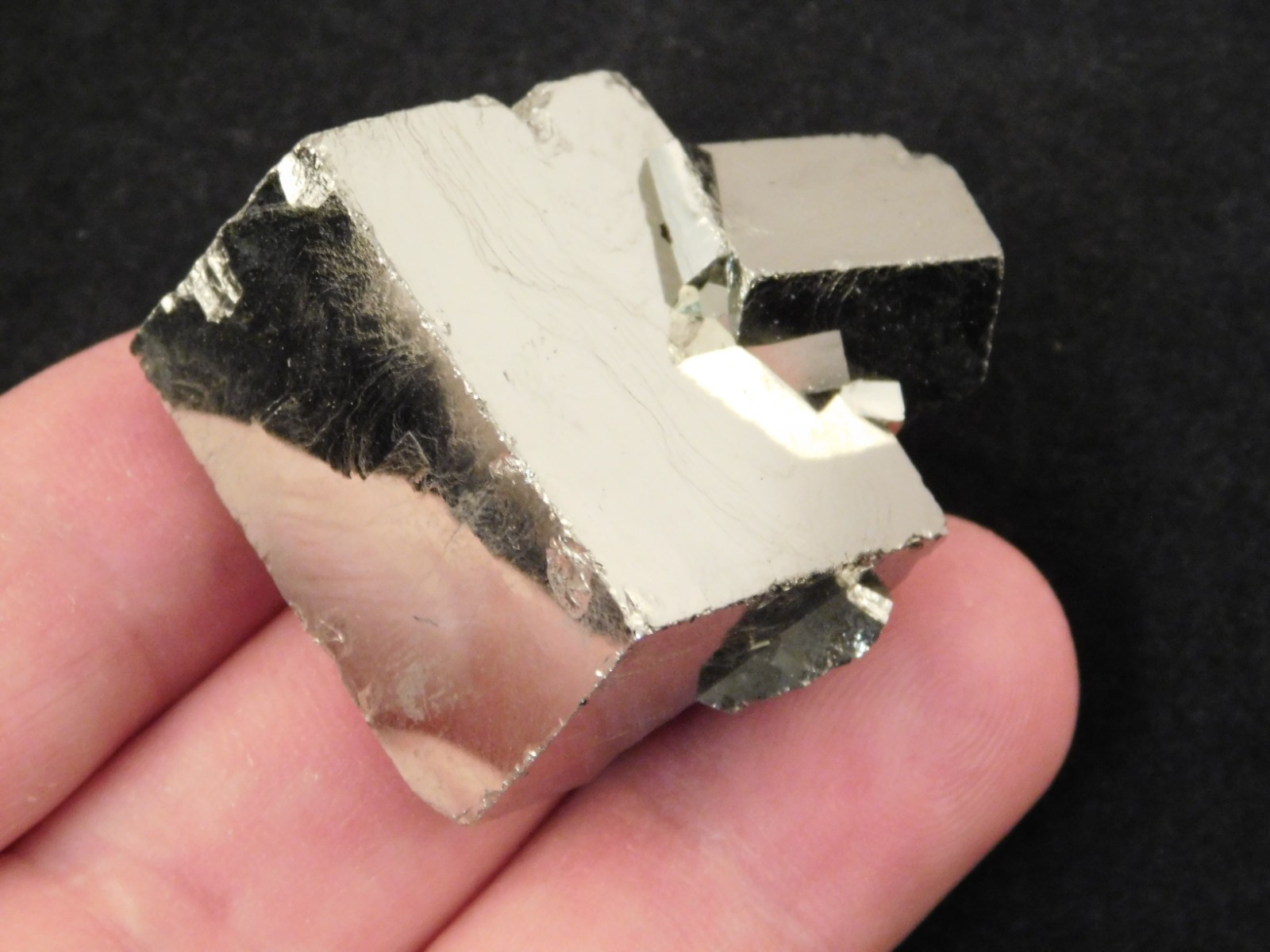 Smaller AAA PYRITE Crystal CUBE Cluster! Nice and 100% Natural Peru 78.0gr