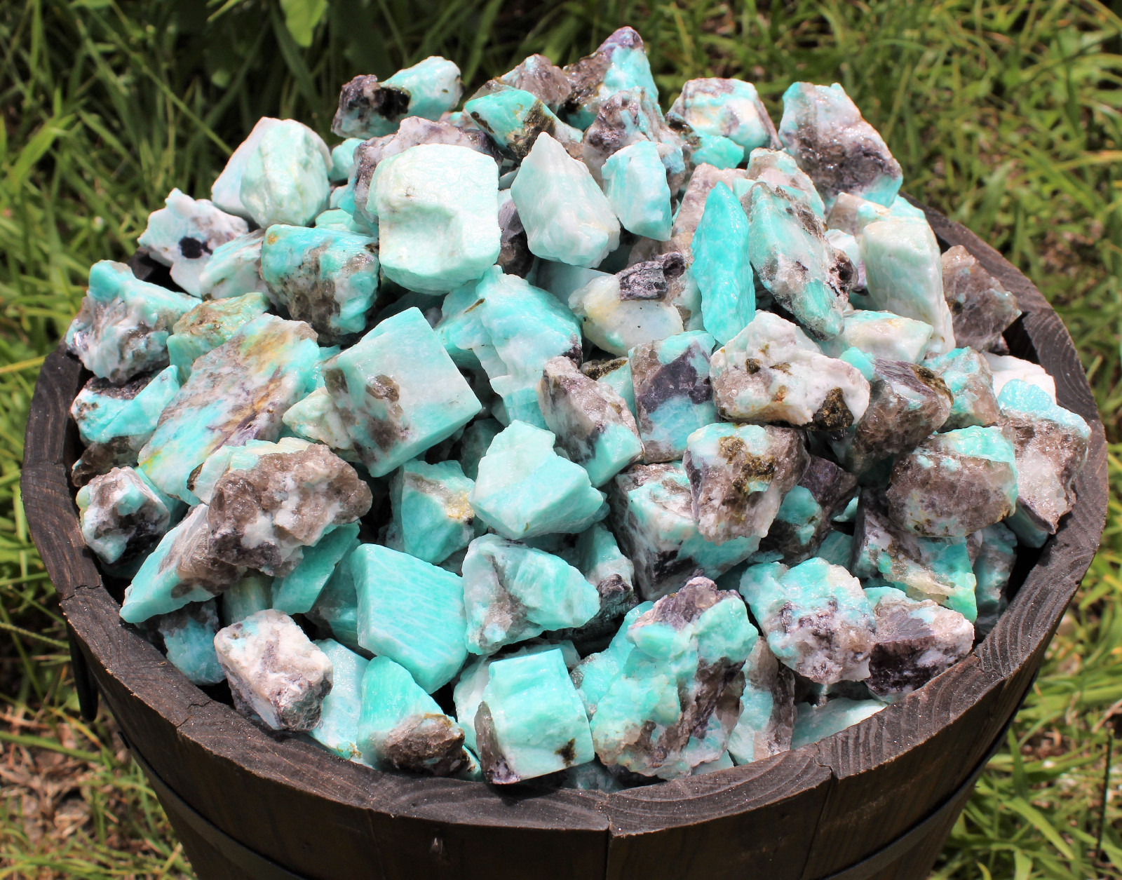1 Rough Amazonite Crystal (Natural Raw, Crystal Healing, Gemstone)