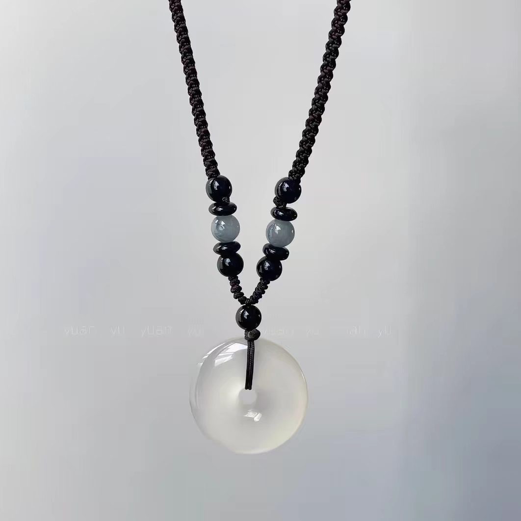 Natura White Quartz Agate Gemstone Heaing Stone Best Pendant AAAAA