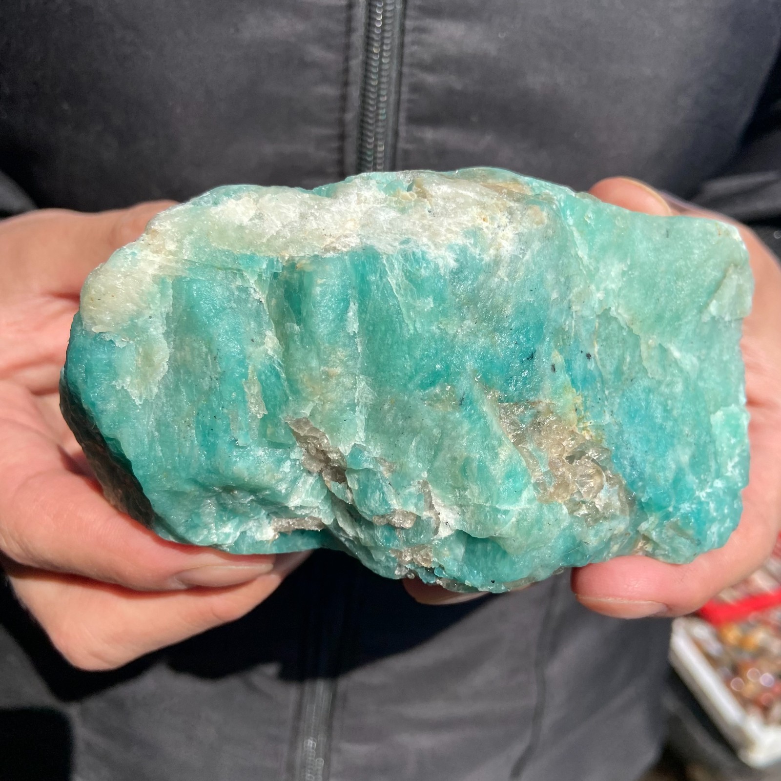 0.8kg Wholesale High Quality Natural Raw Green Aventurine Rough Crystal Mineral