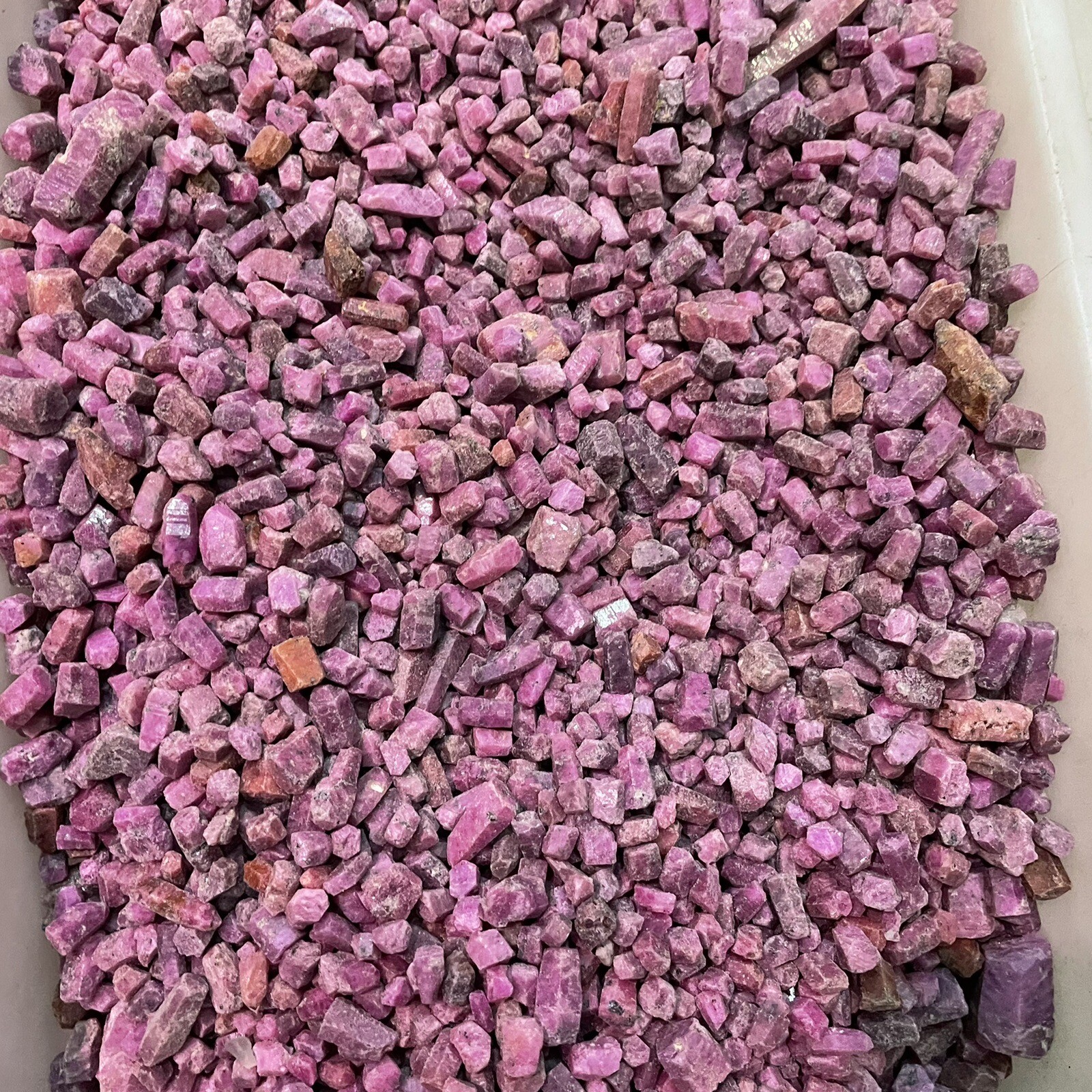 1000g Natural Red Corundum Ruby Crystal Rough Mineral Specimen