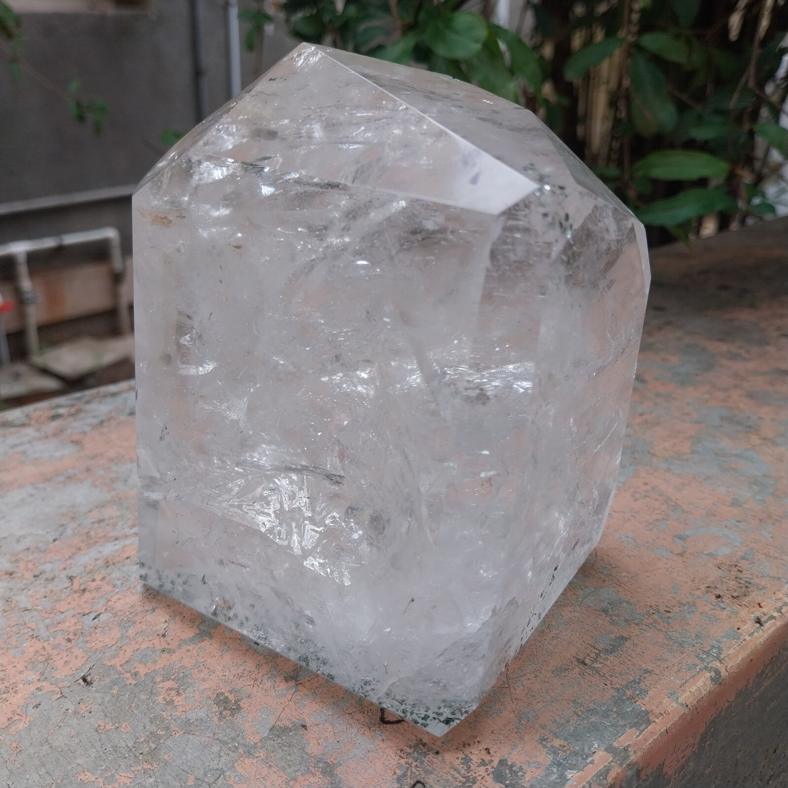 Natural Satyaloka Crystal Rainbow Quartz 1458 Gram