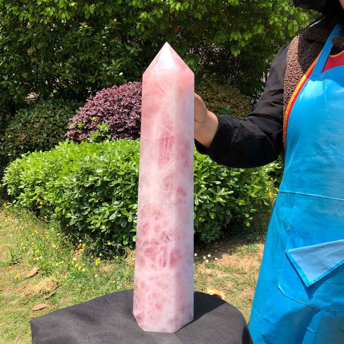 14.52LB Natural Powder Crystal Pillars Mineral Specimens Obelisk Healing 5051