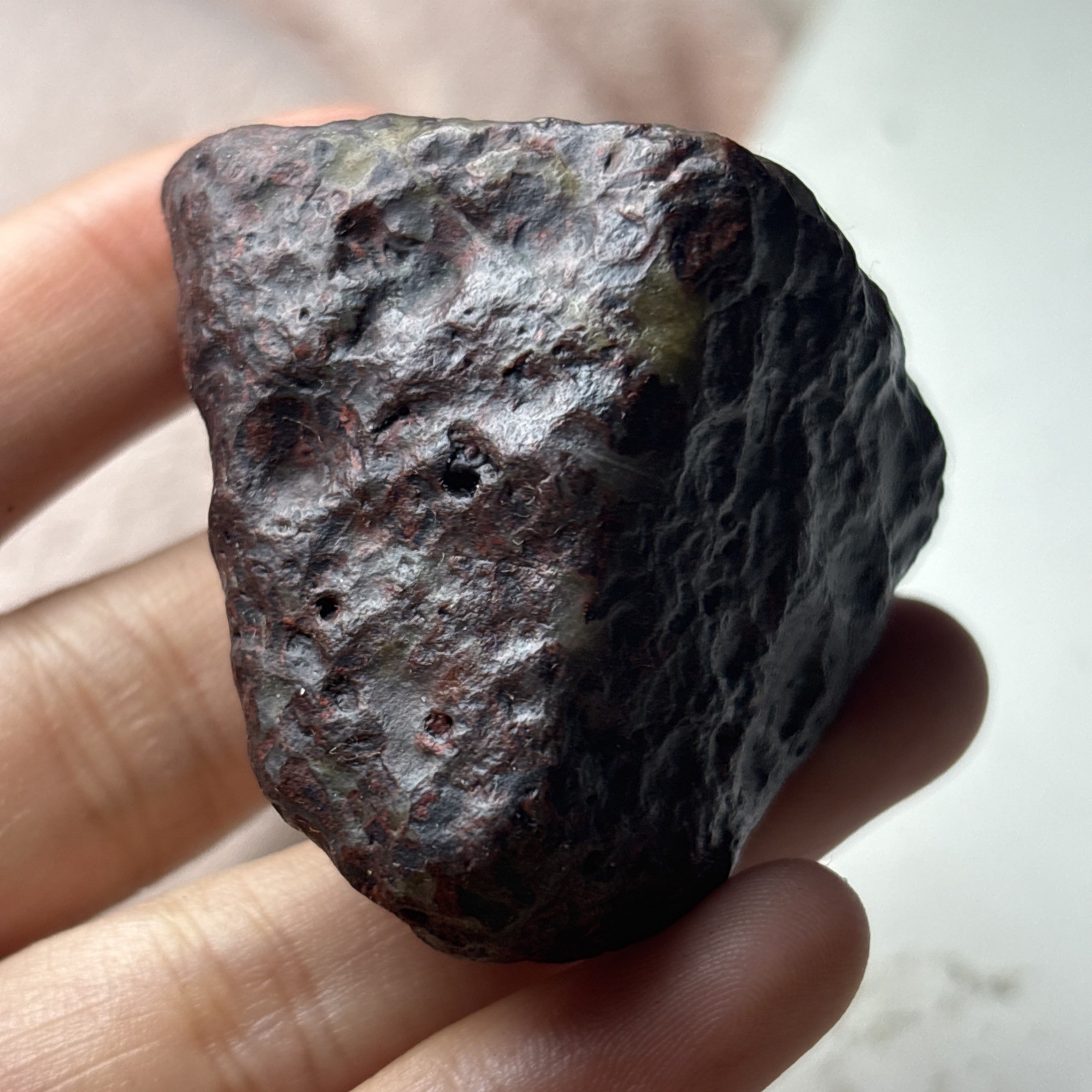 66g Natural Iddingsite meteorite specimen raw stone from China a7