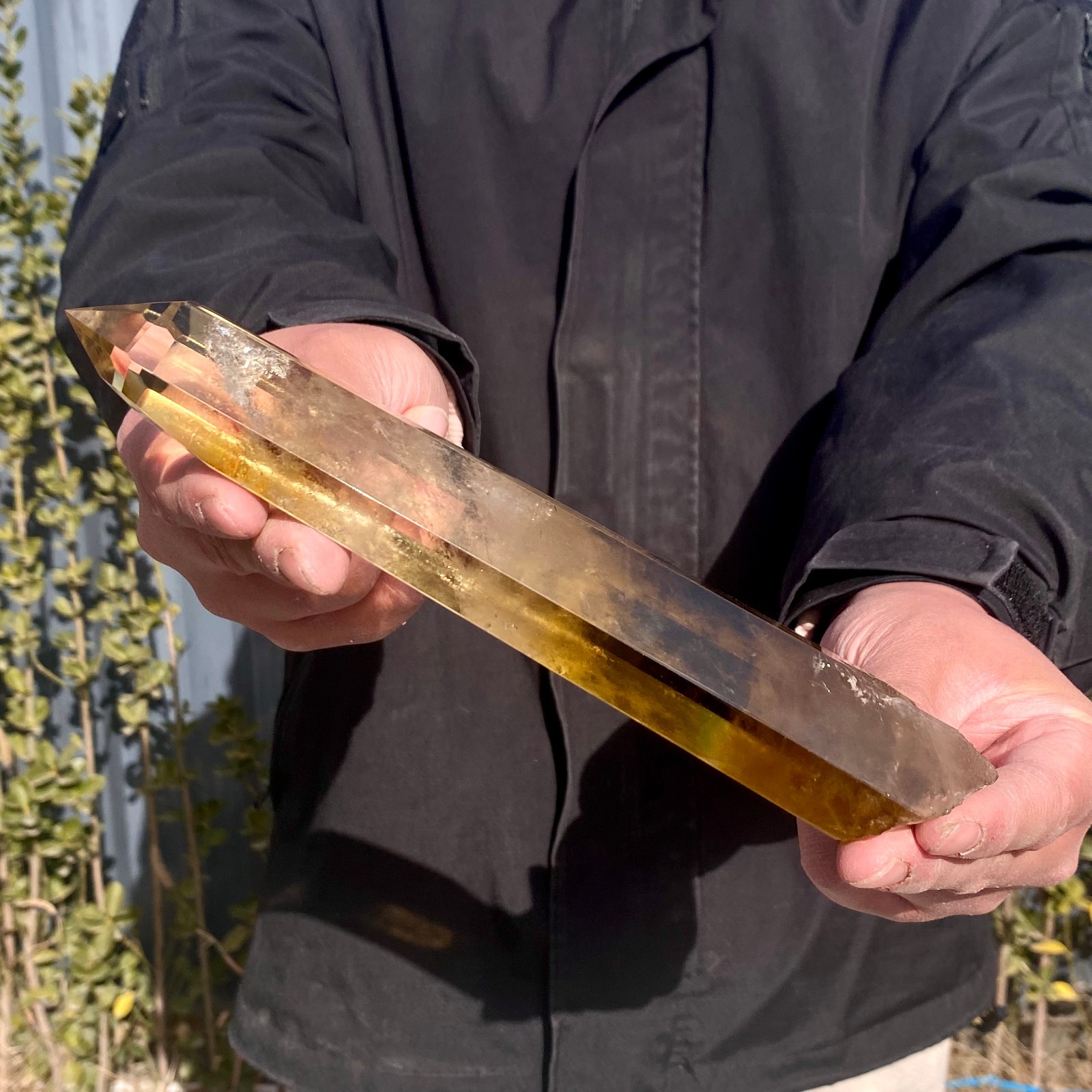 436G Natural Citrine backbone cluster mineral specimen quartz crystal healing