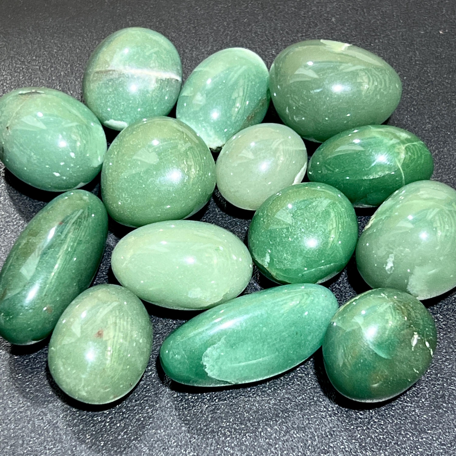 Green Quartz Tumbled (By The Piece Or Pound) Bulk Wholesale Lot Polished