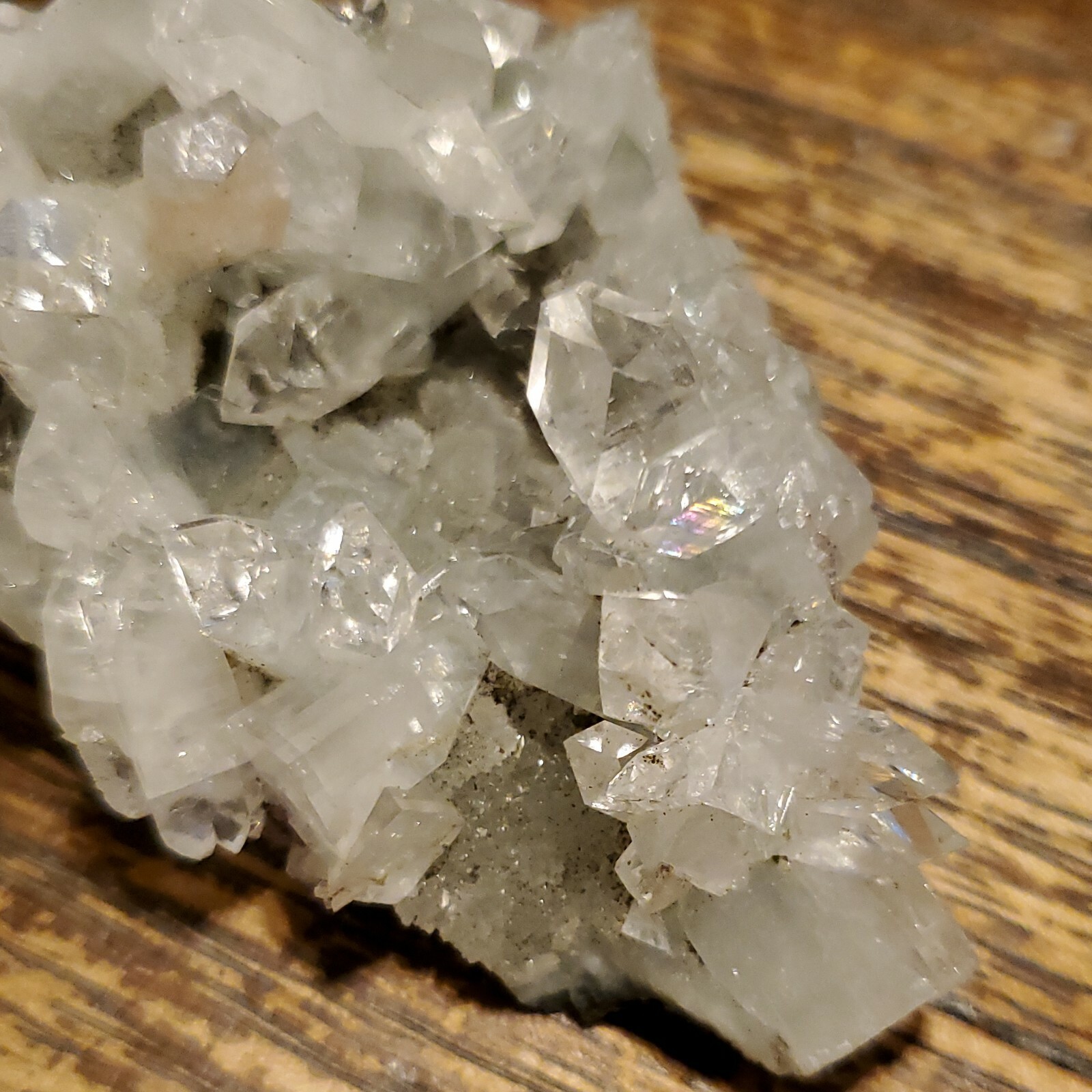 Apophylite Stilbite Crystal Specimen – Super Gemmy Approx 94g, 3.5×2.5x1in