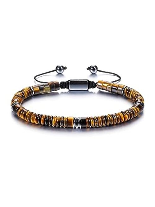 Healing Crystals Bracelet Adjustable Natural Crystal Stone Bracelets Tiger Eye