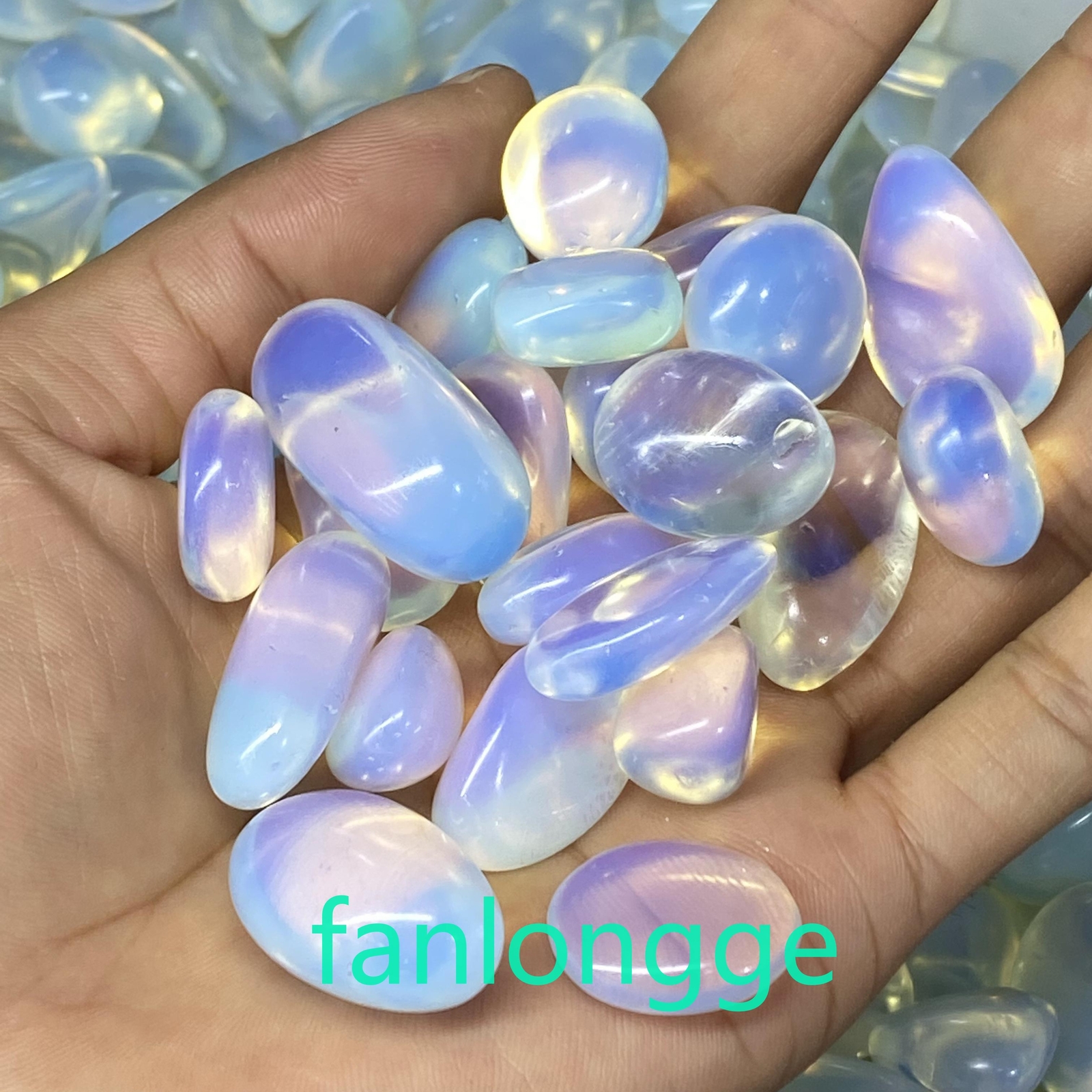 Wholesale Opalite quartz crystal Tumbled Bulk Stones Reiki 0.44 LB