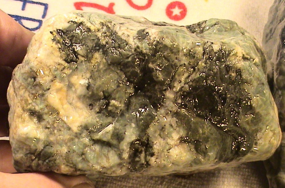Solid Rough Green Jasper Agates Lot, Natural Lapidary Rocks, 6 LBS, 13 OZ, #R255
