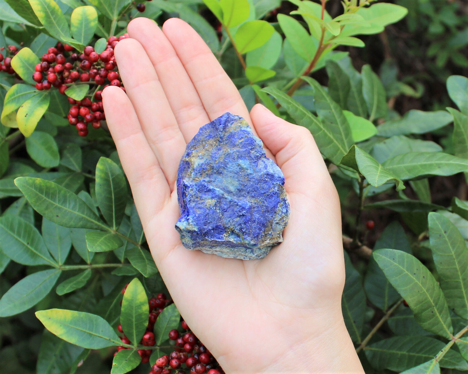 LARGE Rough Lapis Lazuli Chunks, 2″ – 3″ (Blue Raw Crystal Gemstone Specimen)