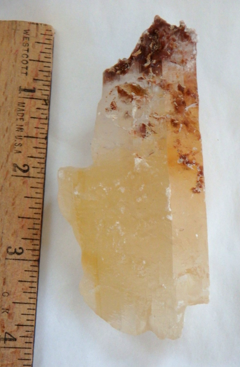 Beautiful Selenite ✨ Golden Phantom Selenite 90.9 grams Glows