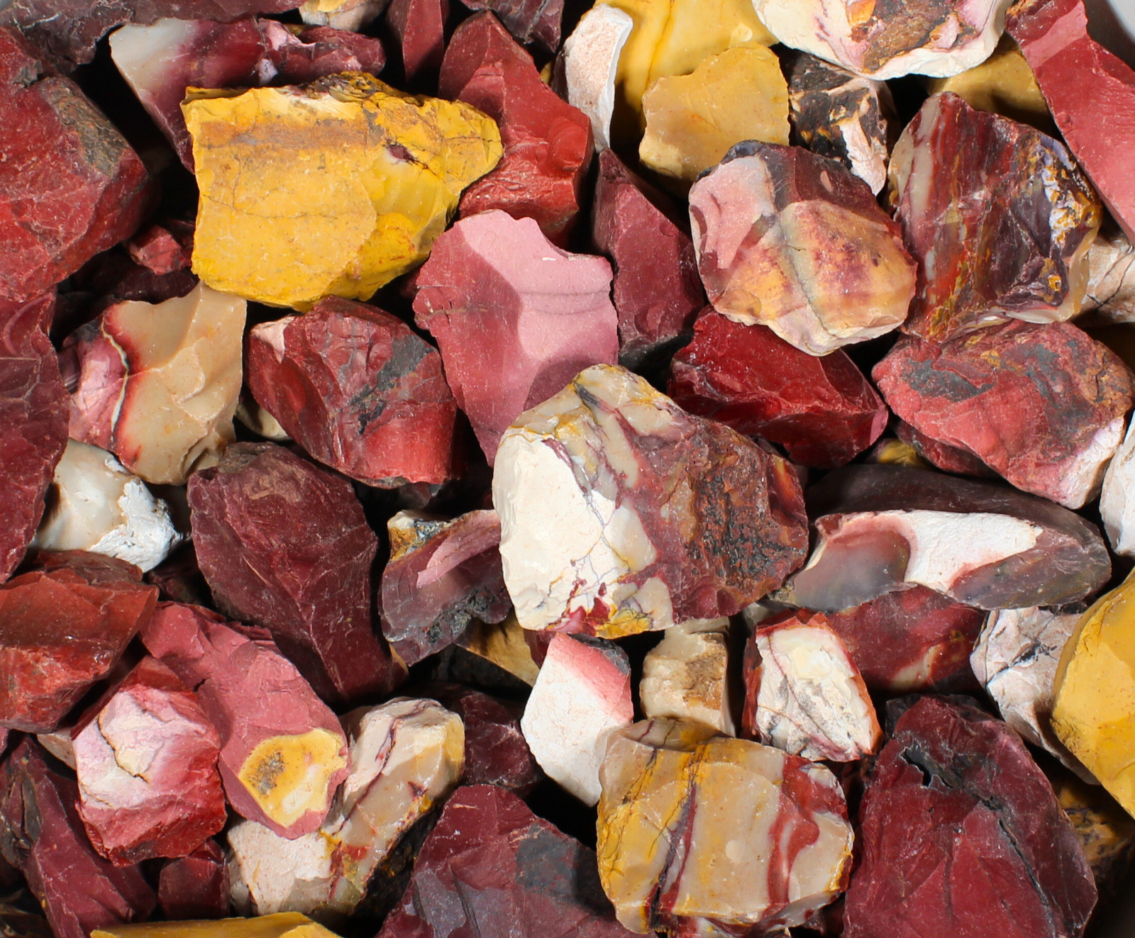 Mookaite Jasper – Rough Rocks for Tumbling – Bulk Wholesale options