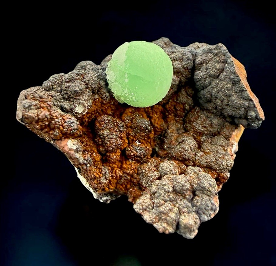 Adamite Var. Cuproadamite Crystal : Gold Hill . Toole County , Utah 🇺🇸