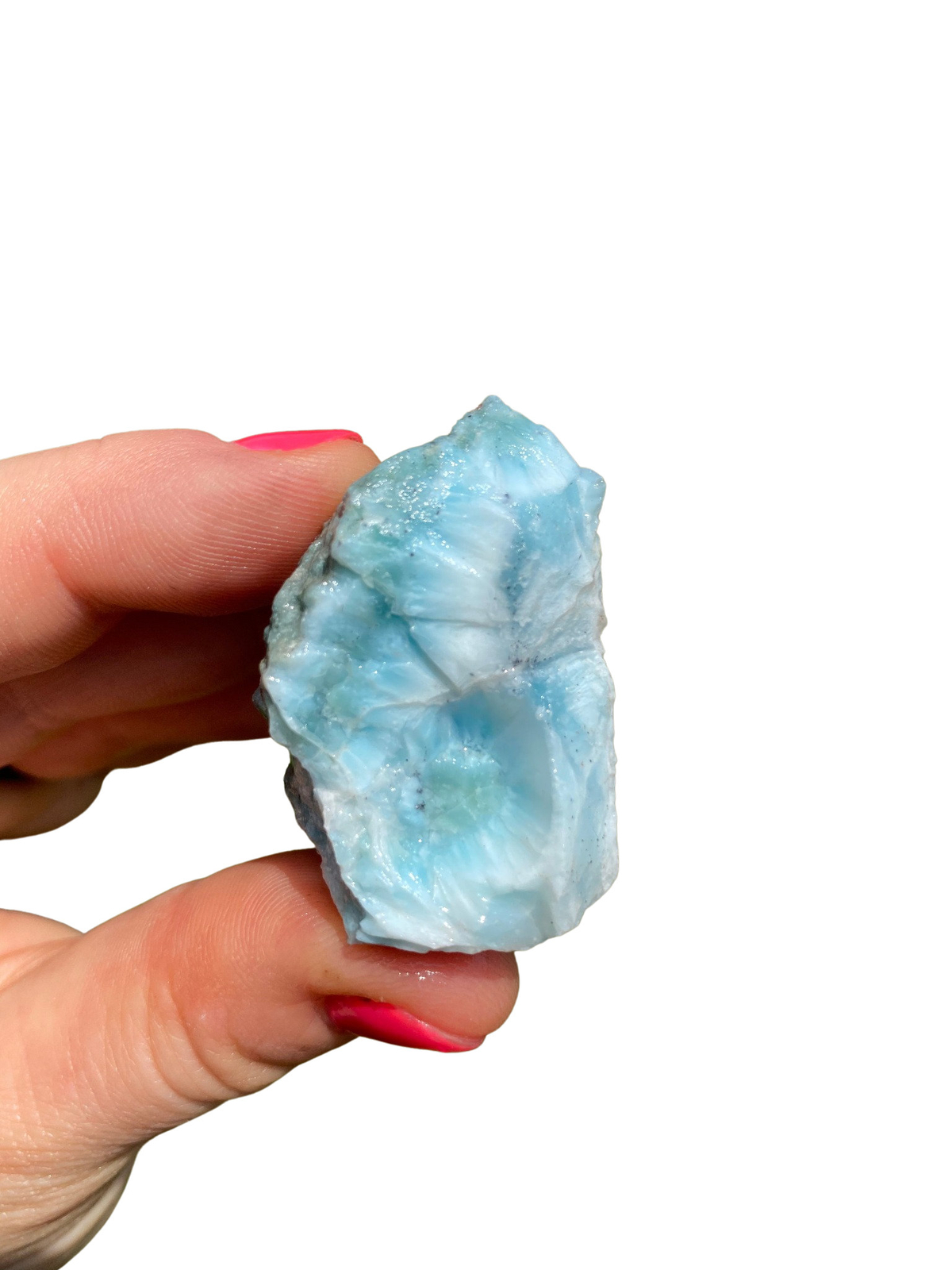 Raw Larimar Stone – Mixed Grade, Natural Larimar from Dominican Republic