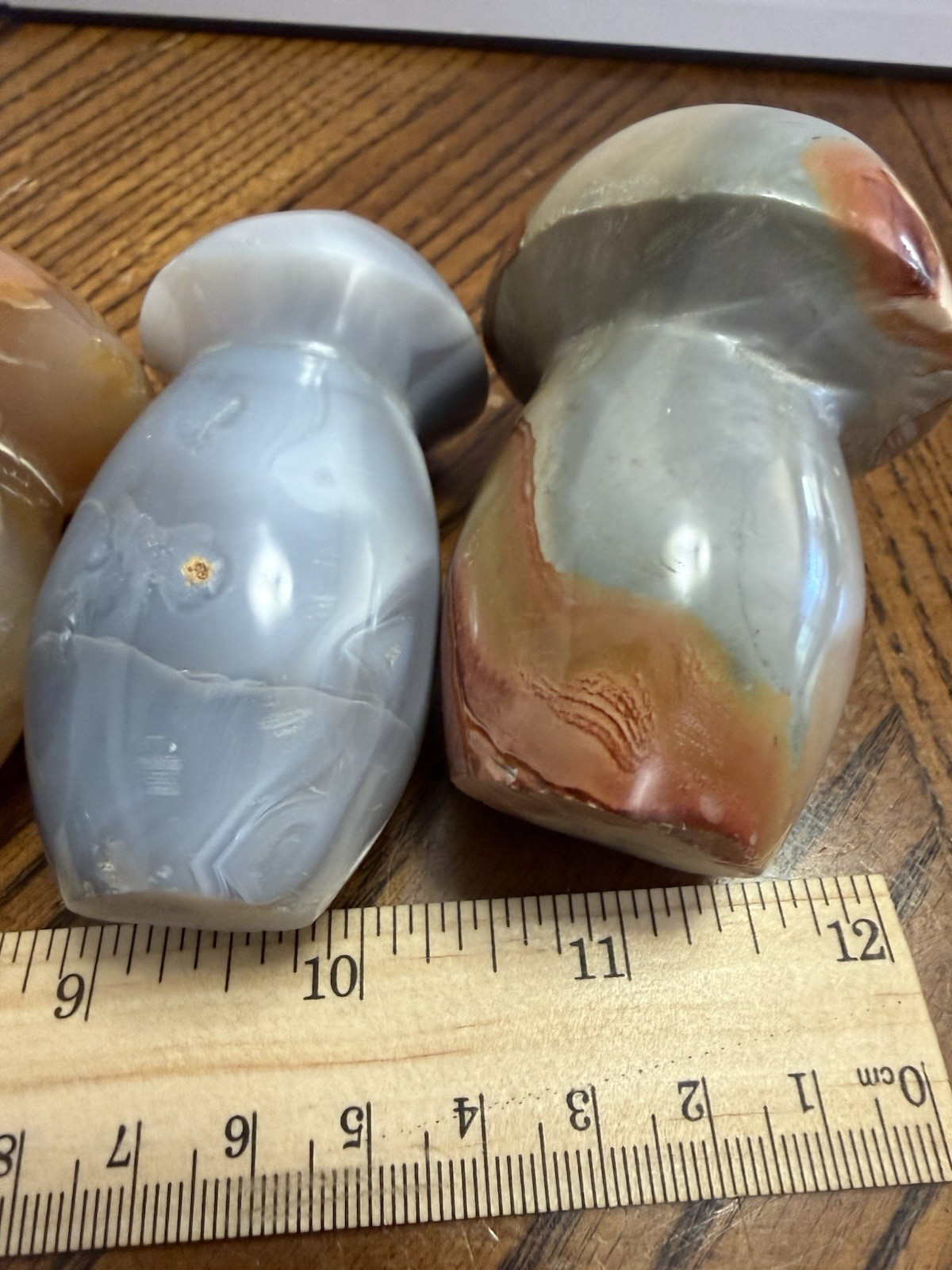Mixed Materials Crystal Mushrooms Lot