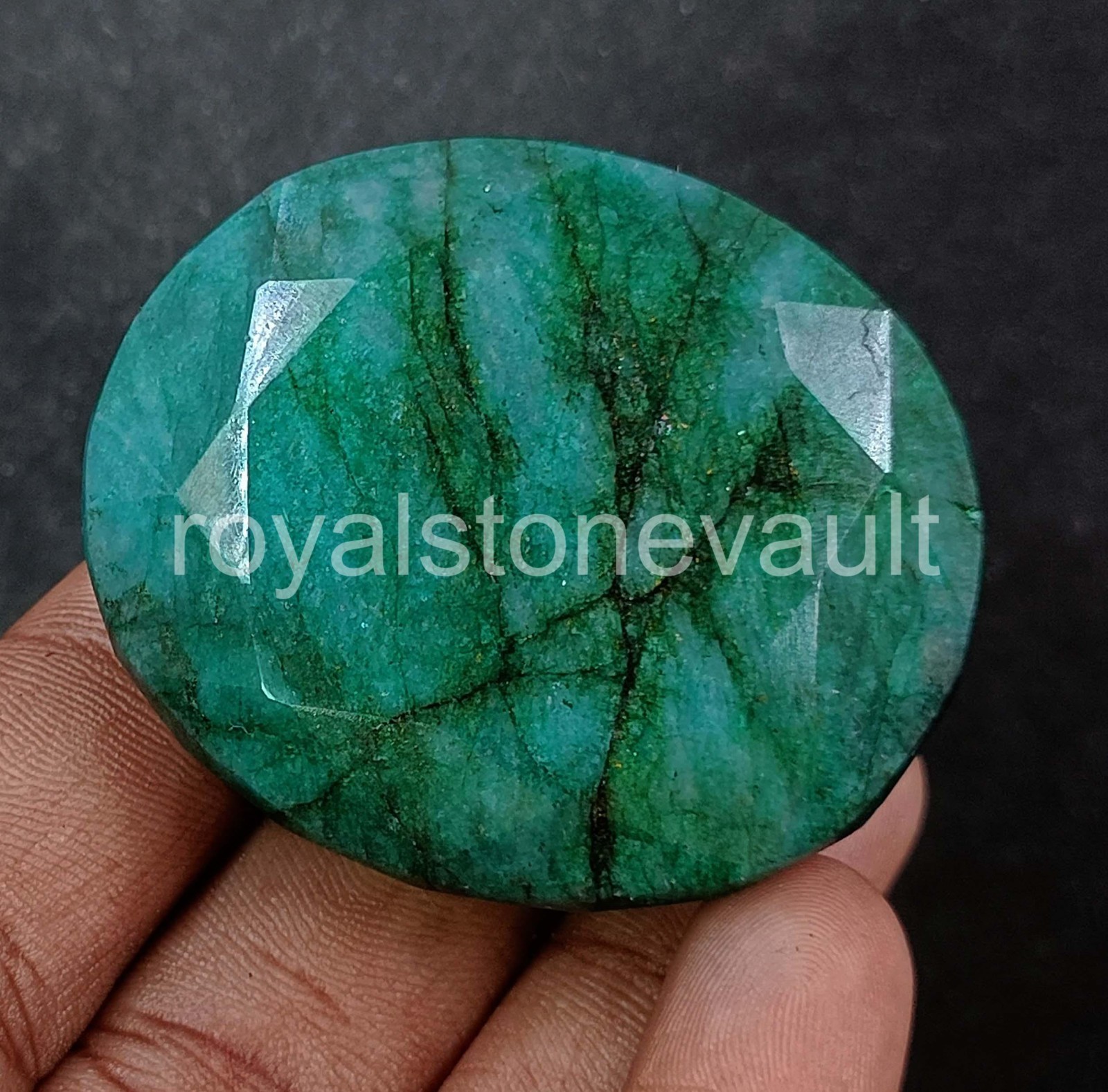 339.00 Ct Oval Cut Natural Green Emerald IGL Certified Opaque Loose Gems 5AOI