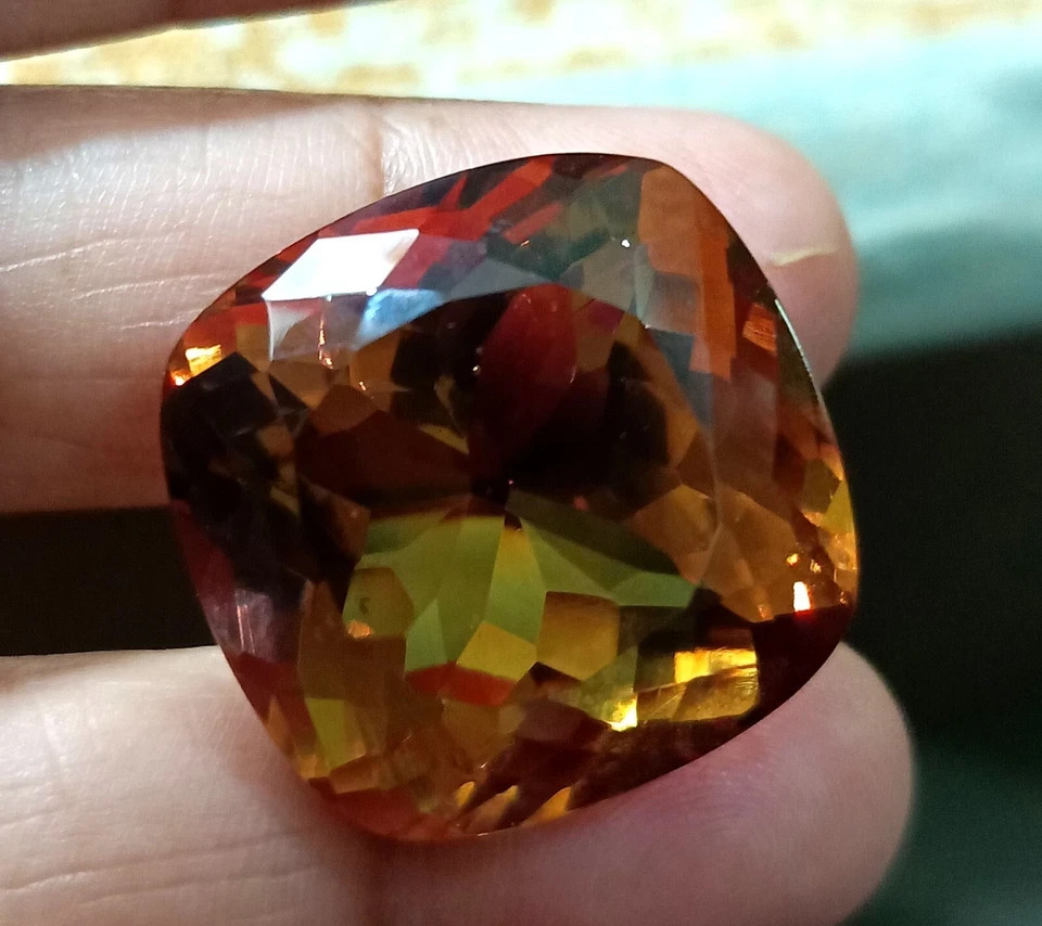 NATURAL Zultanite 7 Multi Color Change Loose Certified GEMSTONE Cushion 10 Ct+