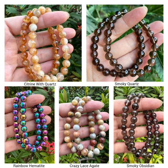 Wholesale Grade A++ Genuine Gemstone Bead Bracelets, Choose from 80 Types Stone