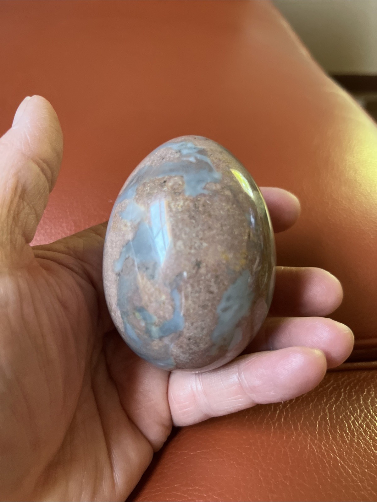 Jasper Solid Mineral Egg Shaped Metaphysical Healing