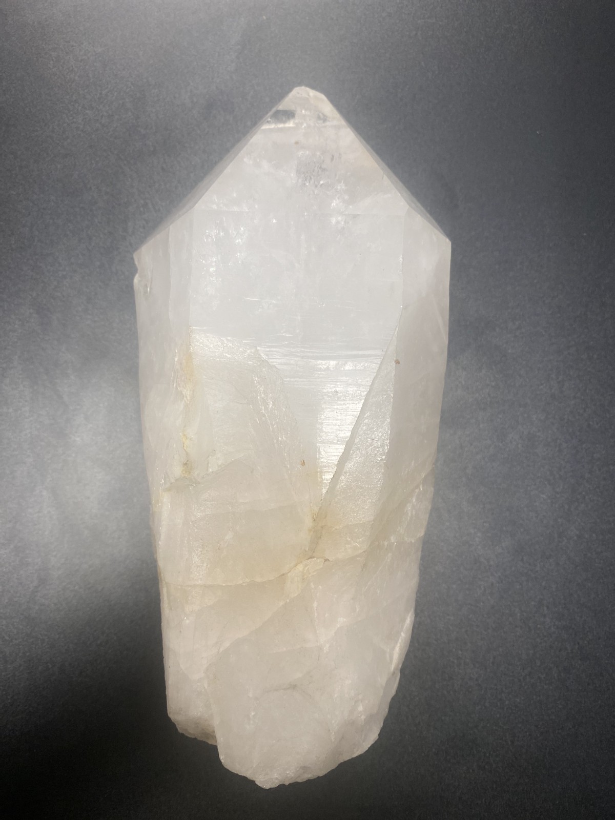 LARGE 15 lb Pound Natural Quartz Crystal – Solid 9″ Long Chunk – NOT A CLUSTER