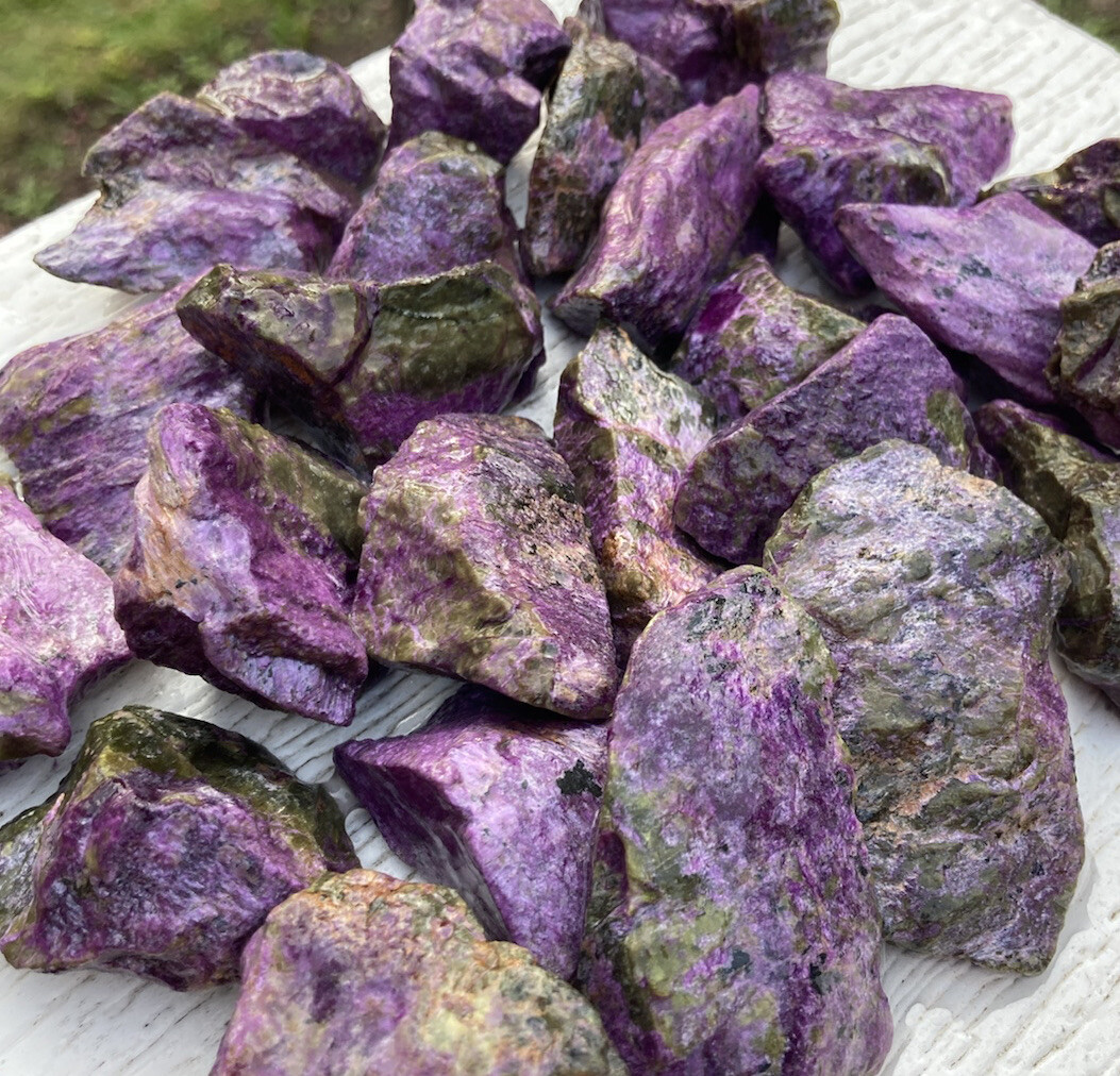 Natural STICHTITE & SERPENTINE Raw Healing Crystal Barberton South Africa 1.5-2″