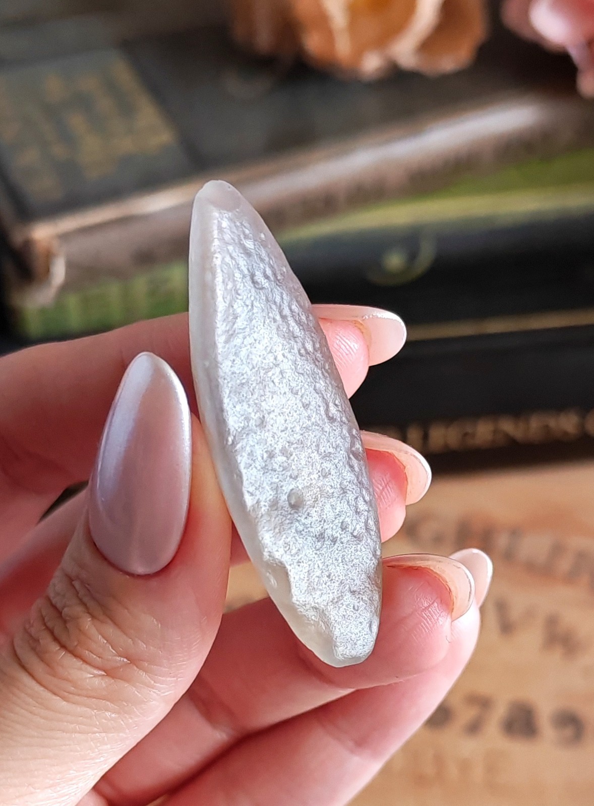 RARE! Gobi Desert Agate With Moving Sand Inclusions Sediment Enhydro Crystal