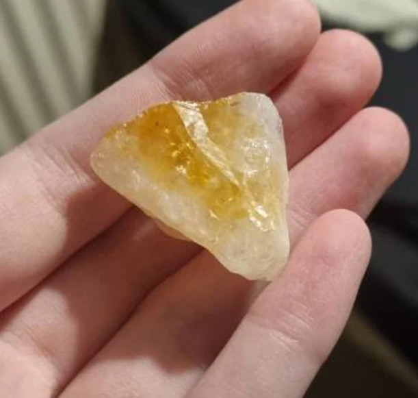 1pc Raw Citrine Crystal Natural Rough Citrine Healing Crystal Attract Wealth