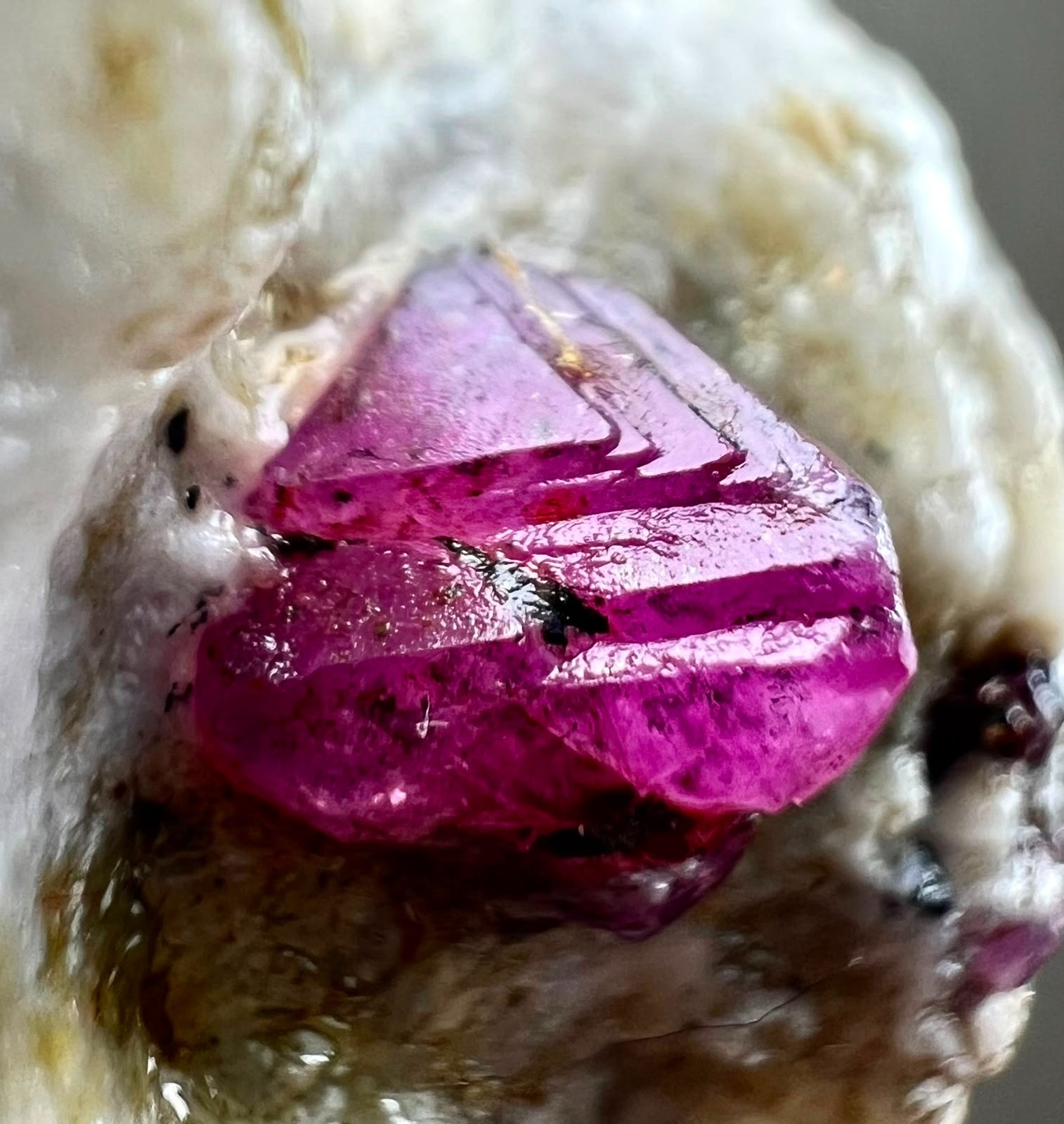 508 CT , Beautiful!!Natural Red Ruby Crystal on matrix From Jegdalek @Afg