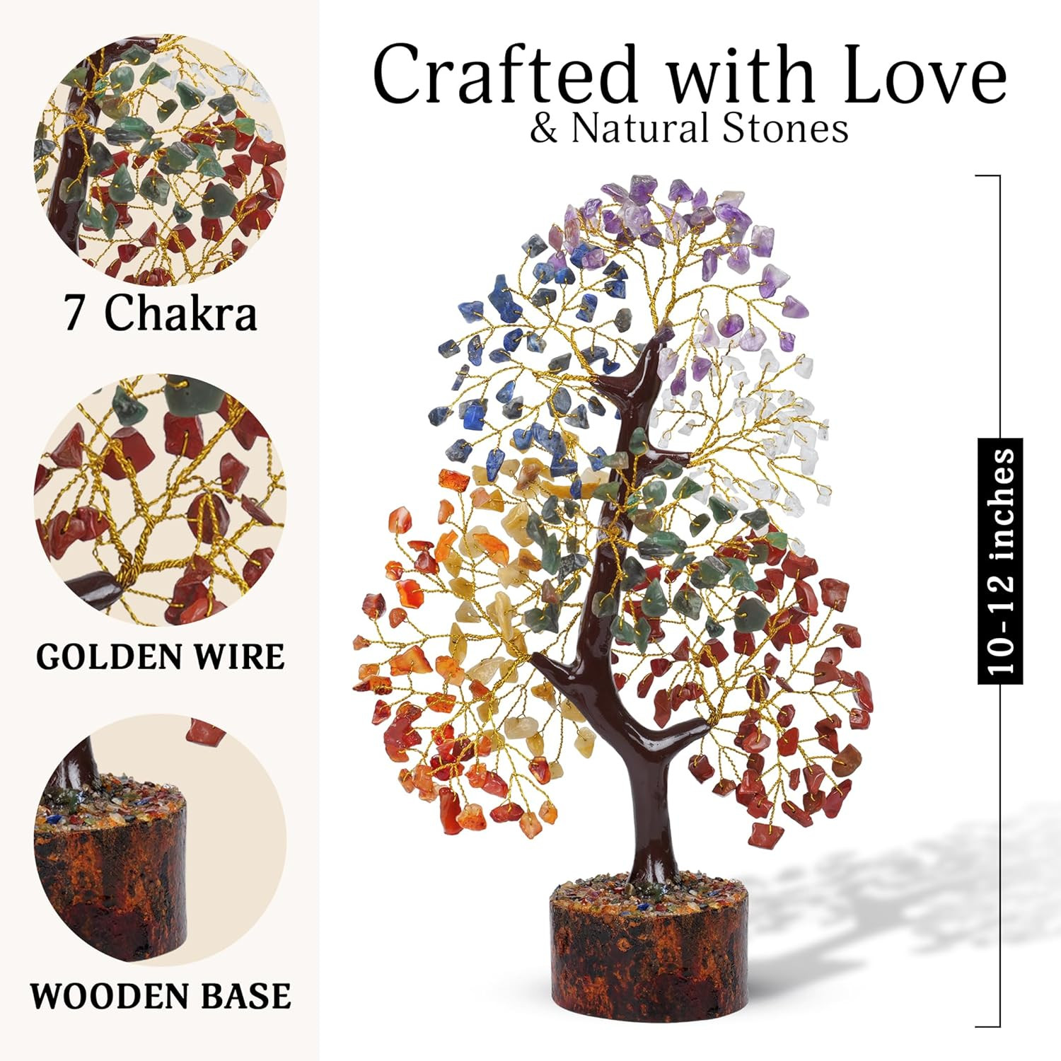 7 Chakra Tree of Life – Crystals & Healing Stones | Birthday Gifts for Women | C