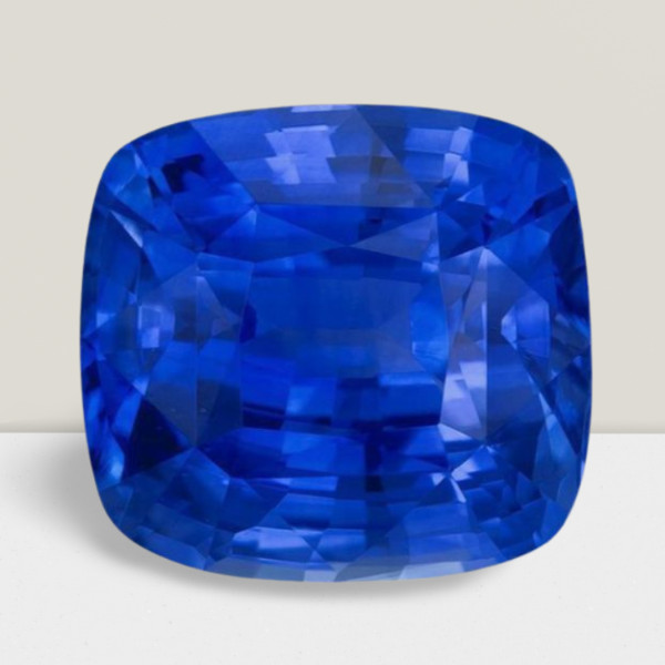 Blue Sapphire Cushion Cut Gemstone 4.51 Cts – 11 mm Flawless Loose Gem