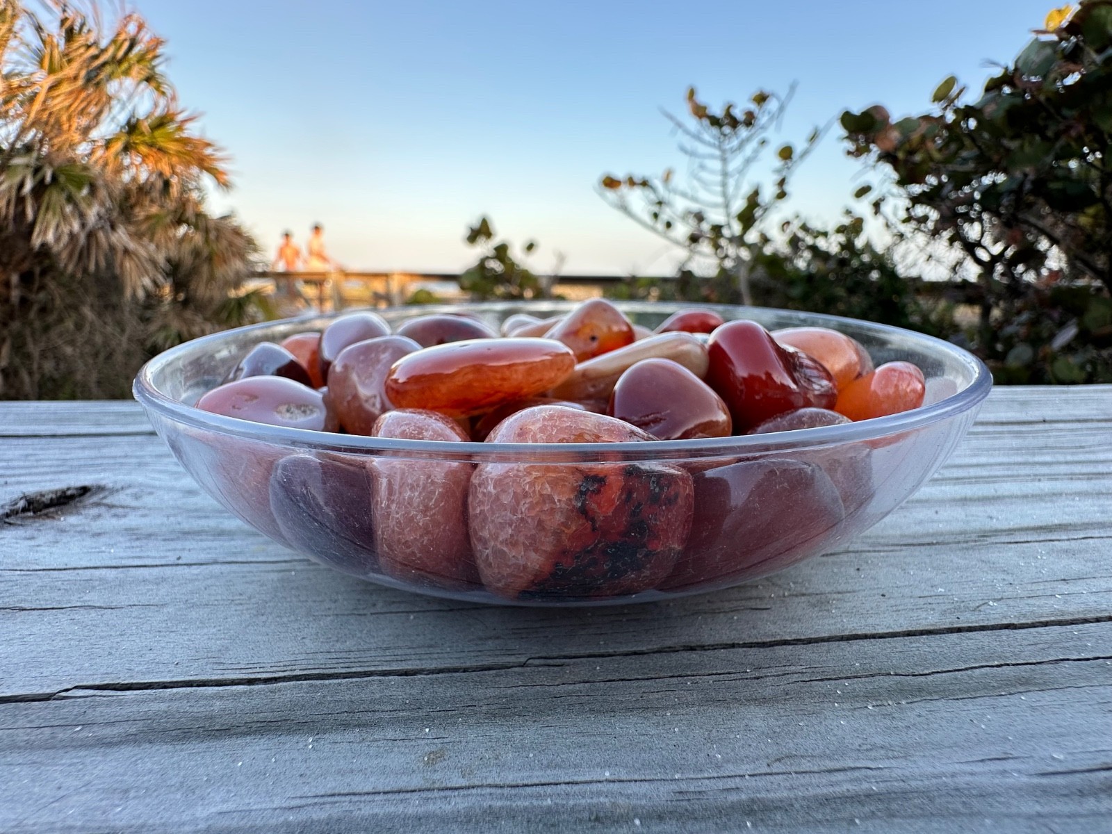 1/2 lb Carnelian Tumbled Stones – Bulk Polished Orange Crystals Lot (8 oz)