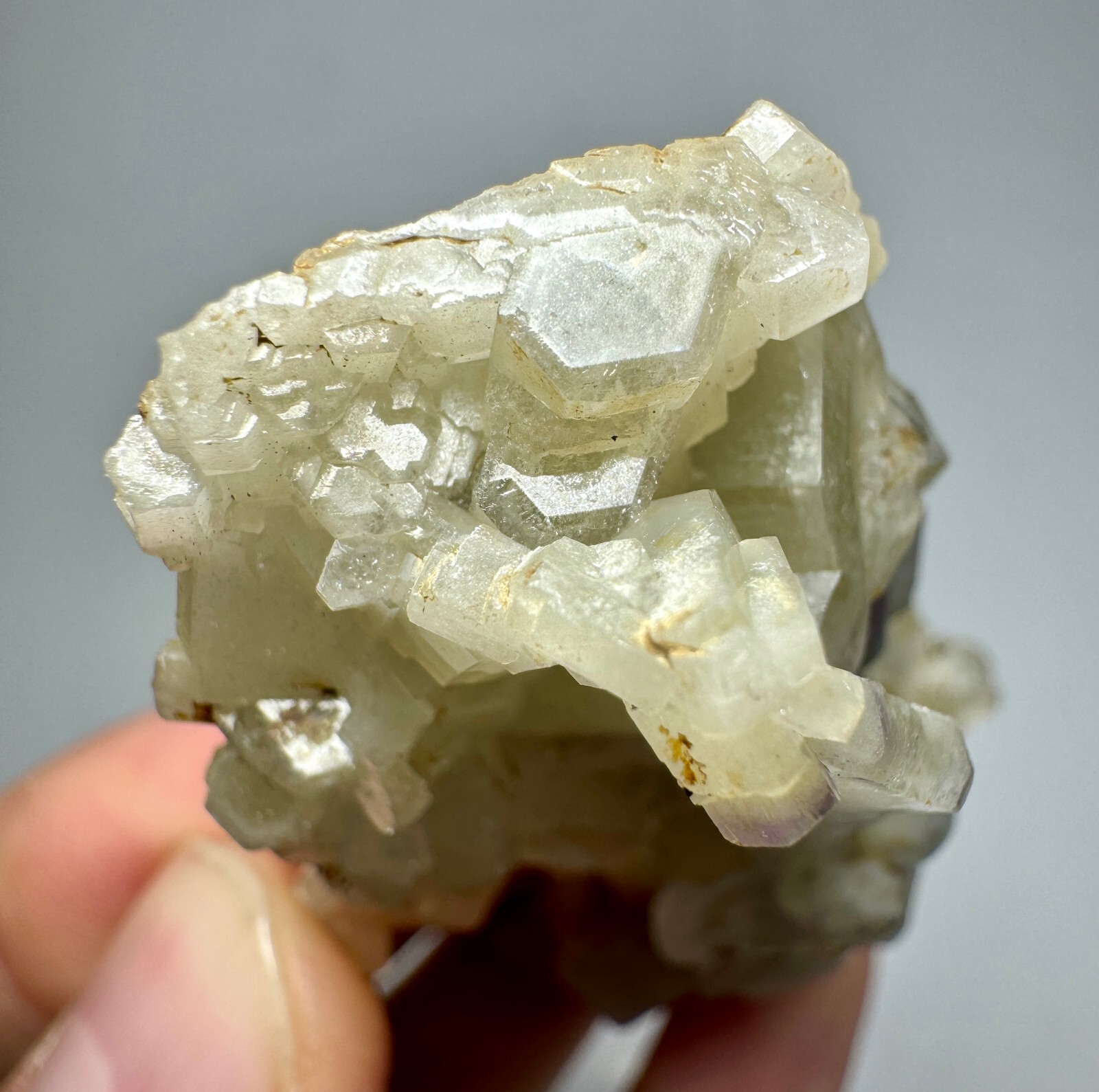159 Carats FT FD Fluorescent Phosphorescent Colorless Apatite Crystals Bunch @AF