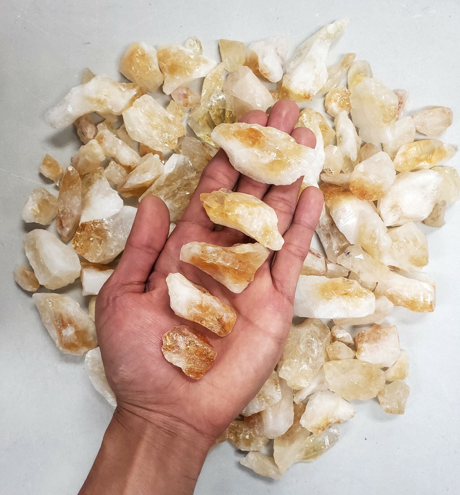 Citrine Crystal Stones – Raw Natural Chunks & Points – Wholesale Crystal