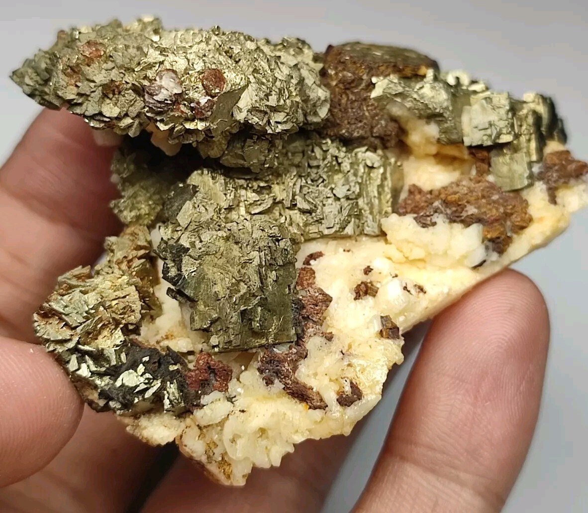 Pyrite Beautiful Specimen With Multi Terminated Surface On Matrix-Pak.