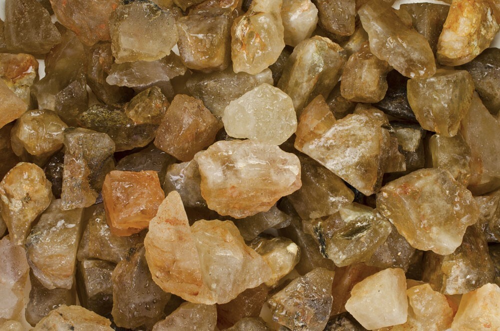 1/4 lb Golden Citrine Rough Stones – Natural Crystal Mineral Rock Tumbling