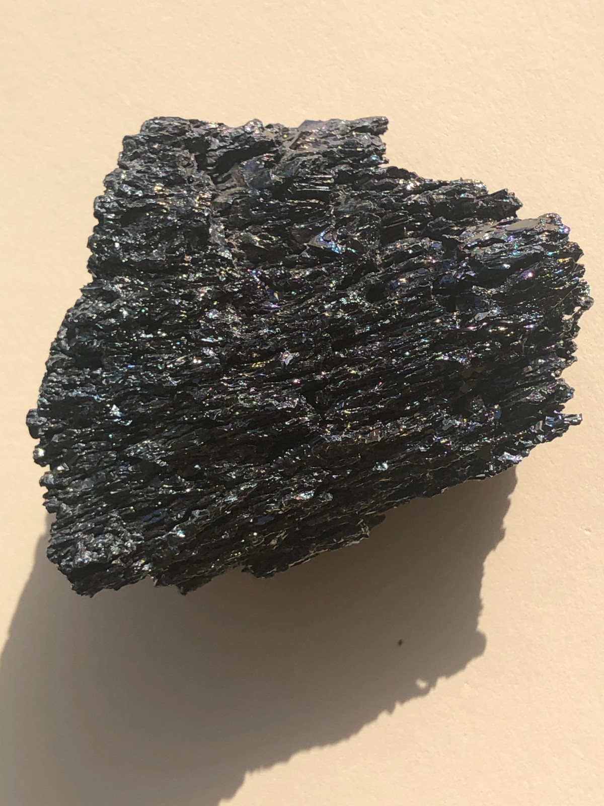 SILICON CARBIDE CARBORUNDUM Specimen Iridescent Crystal Cluster Mineral