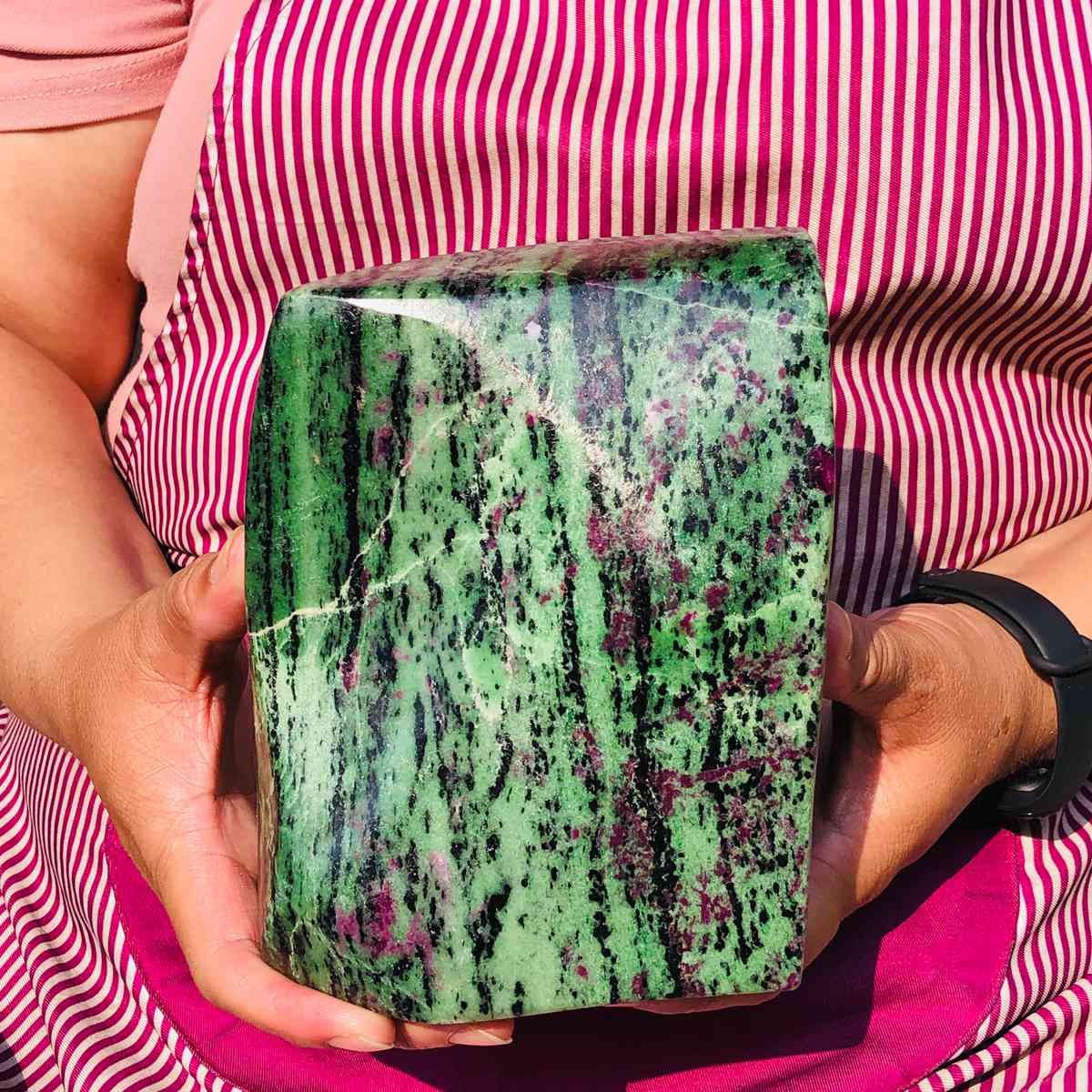10.69LB Natural zoisite specimen ore quartz crystal mineral healing decor