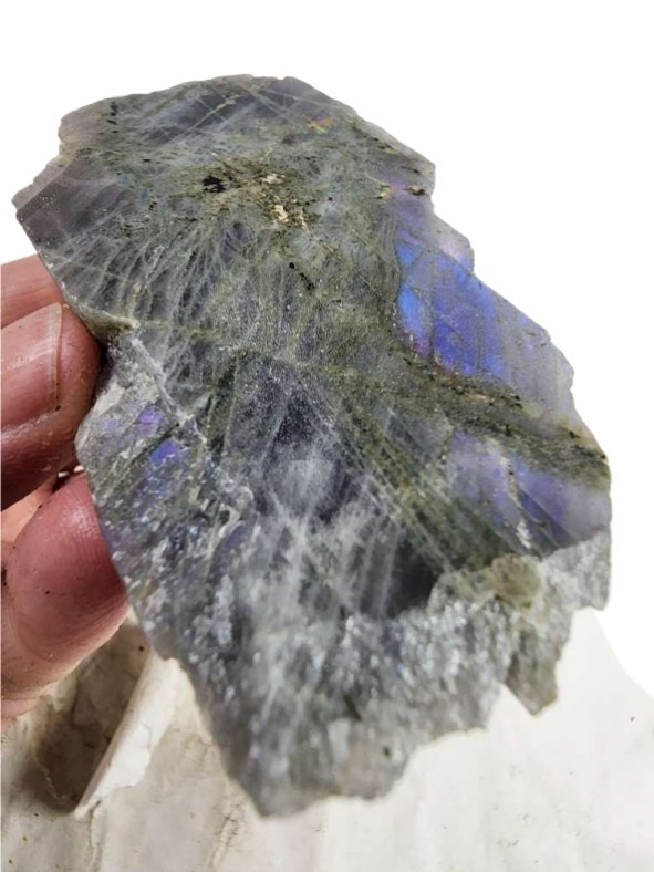 Labradorite Polished Faced Stone Madagascar 74.4 grams