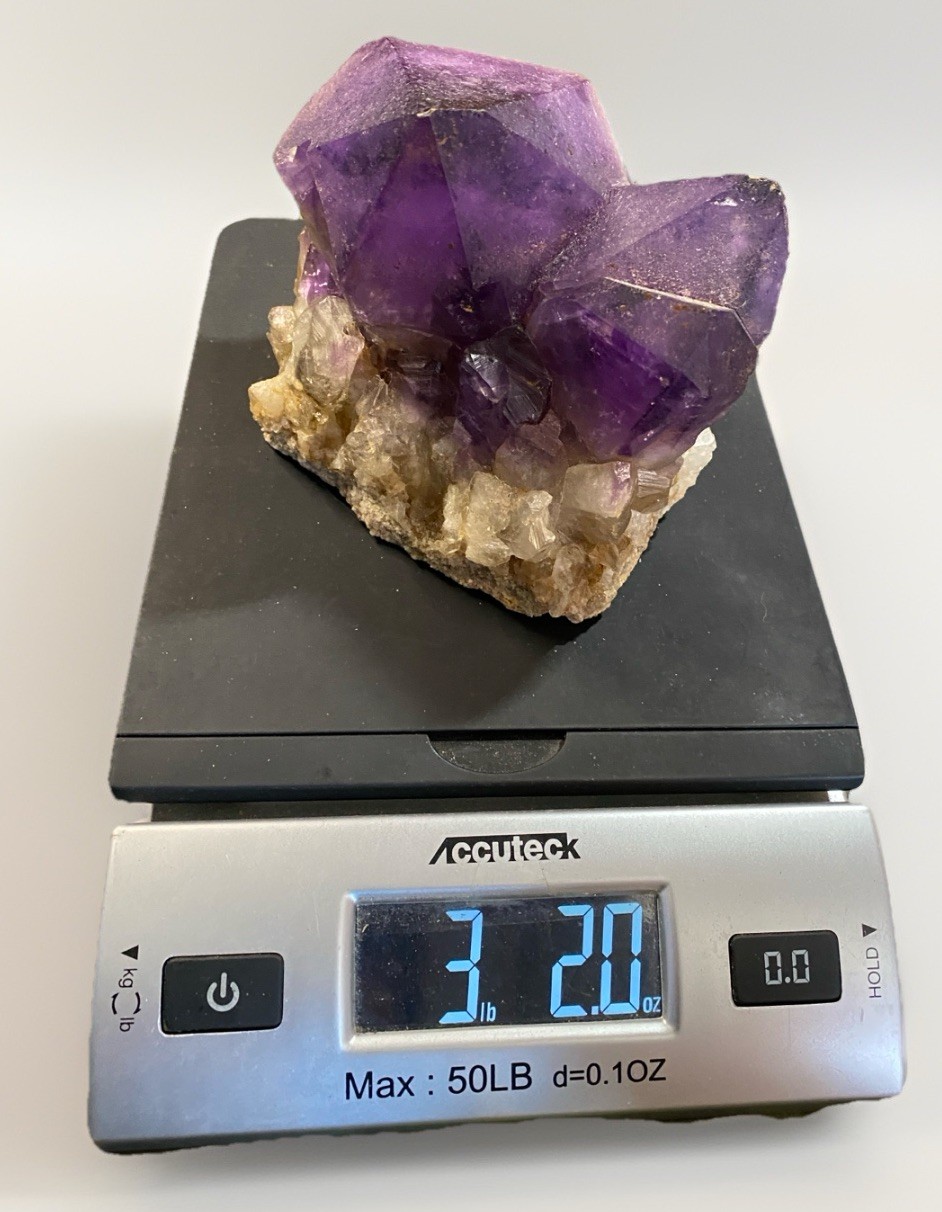 3.20 Lb Amethyst Crystal Formation Purple