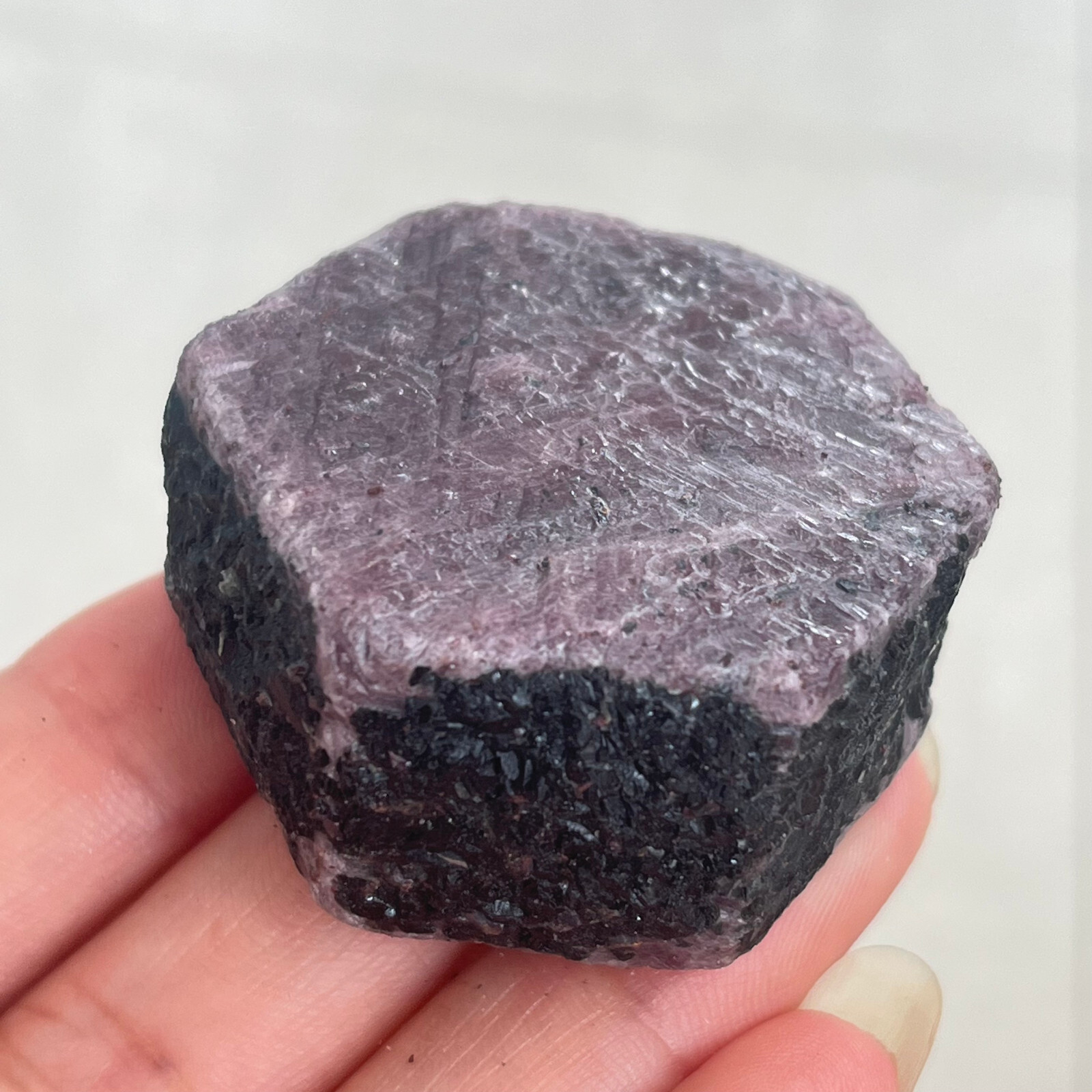 124g Natural Red Corundum Ruby Crystal Rough Mineral Specimen MD10