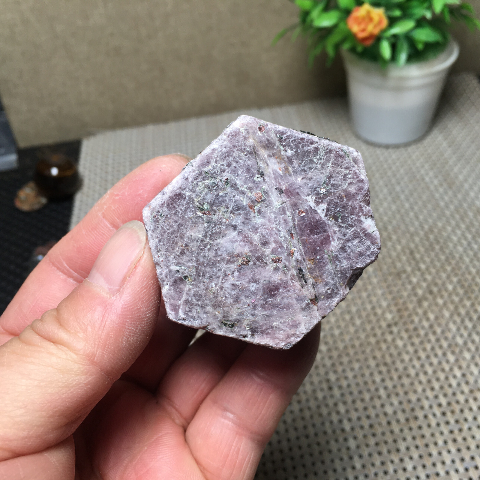201g Natural Red Corundum Ruby Crystal Rough Mineral Specimen B1887
