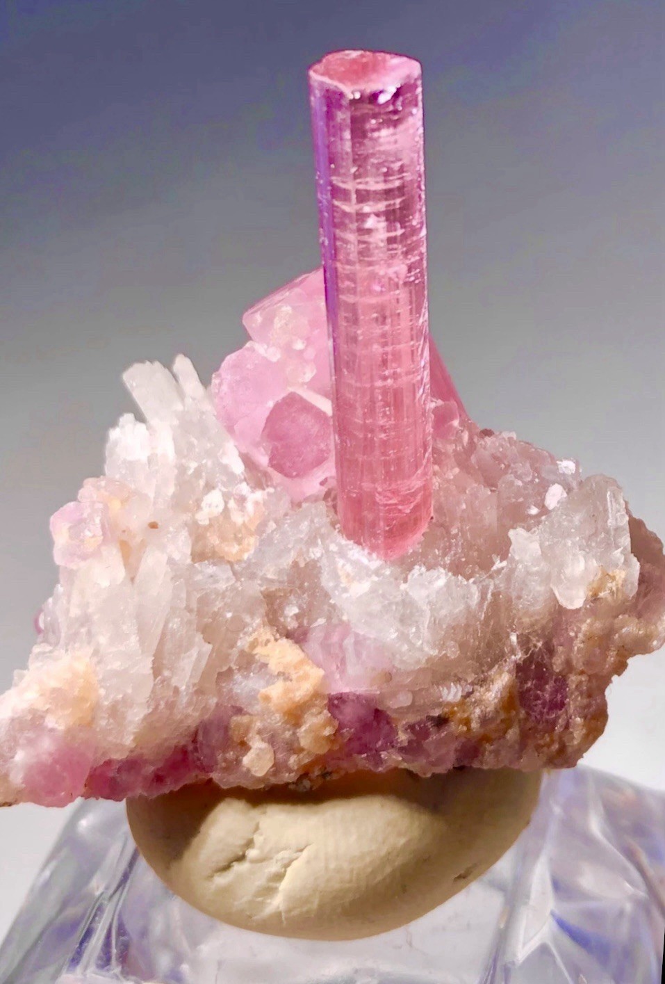 Untreated Tourmaline Crystal Natural Raw Rough Matrix Cluster Specimen Brazil